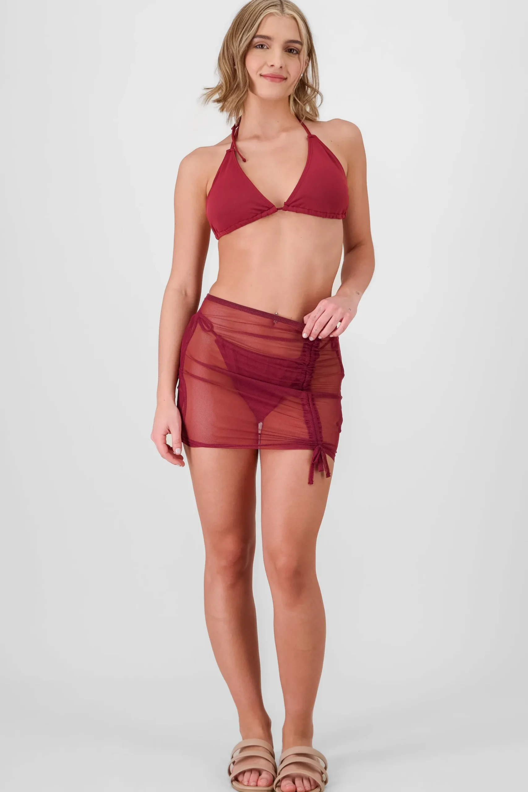 Shasa 3 Piece Ruched Bikini