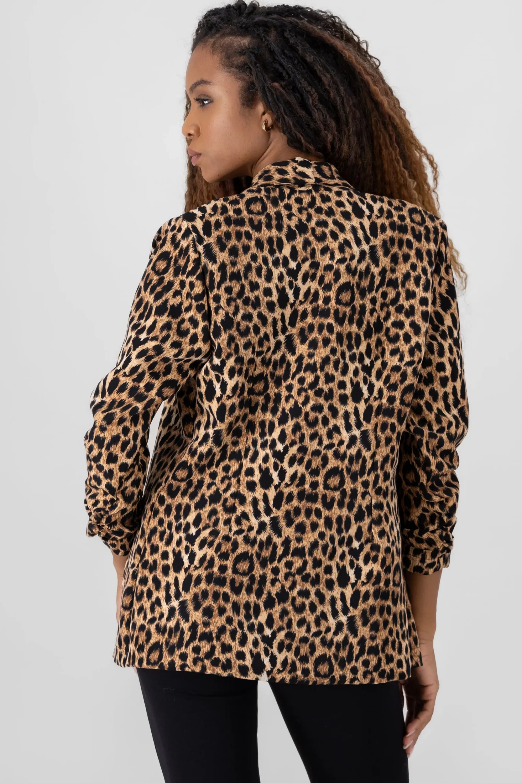 Shasa Animal Print Blazer