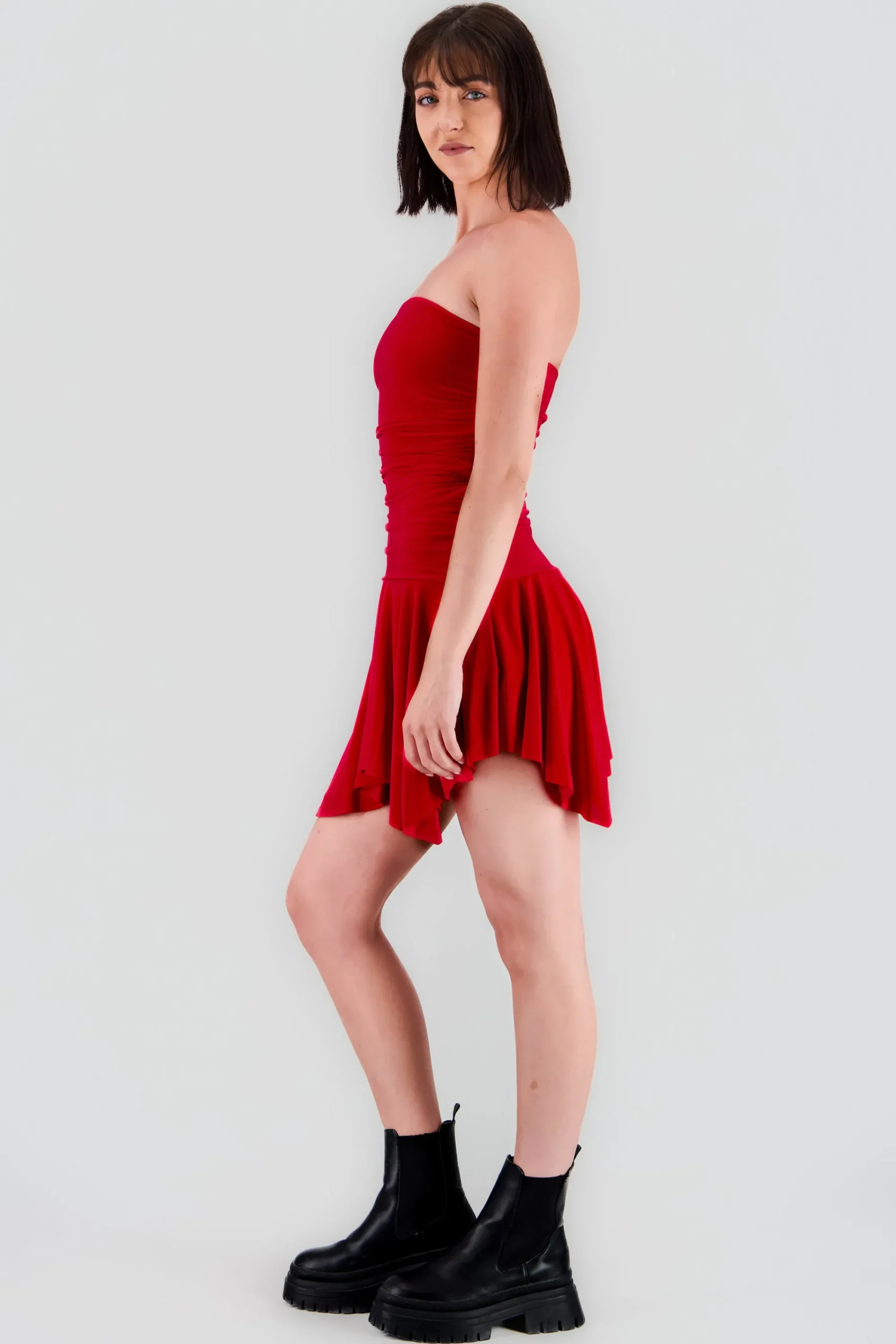 Shasa Asymmetrical Mini Dress