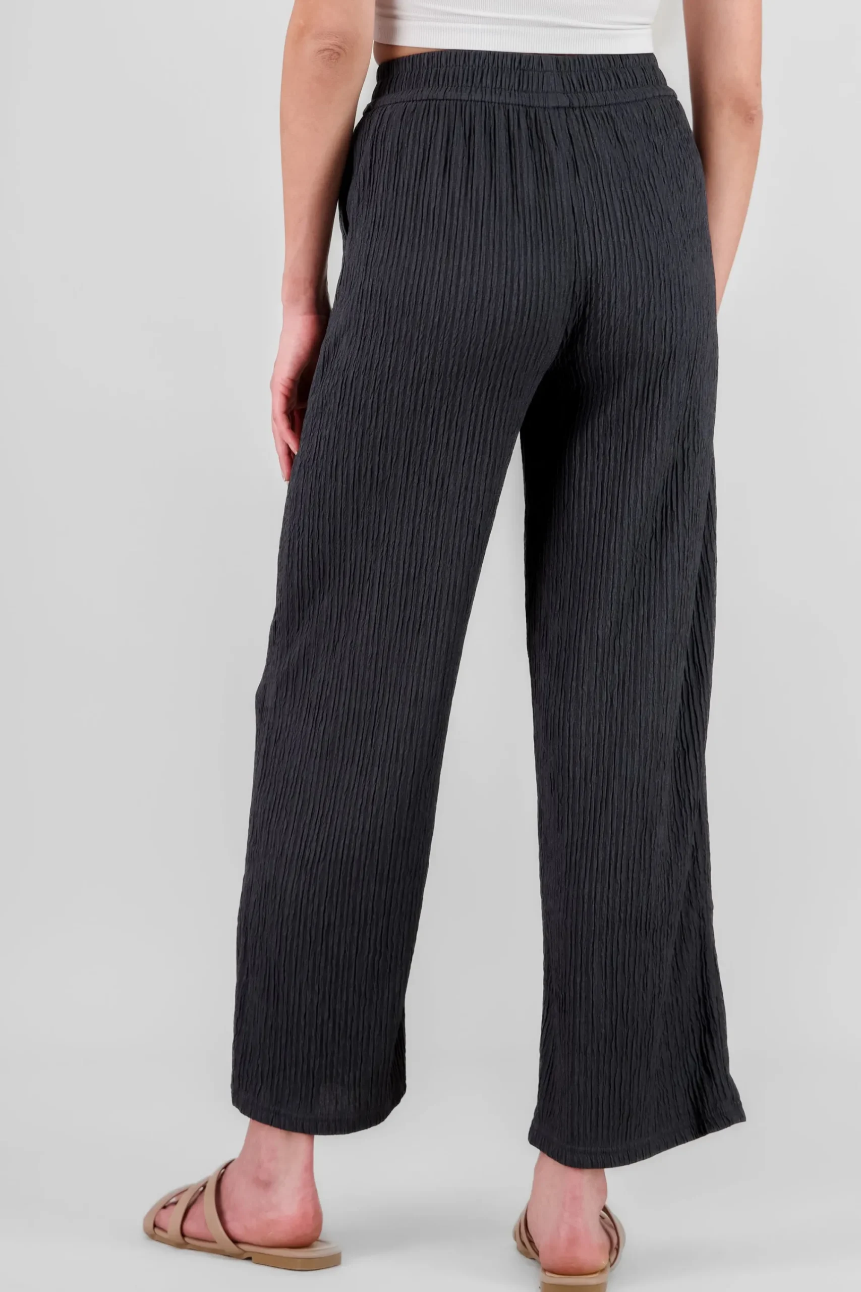 Shasa Bandana Textured Wide Pants
