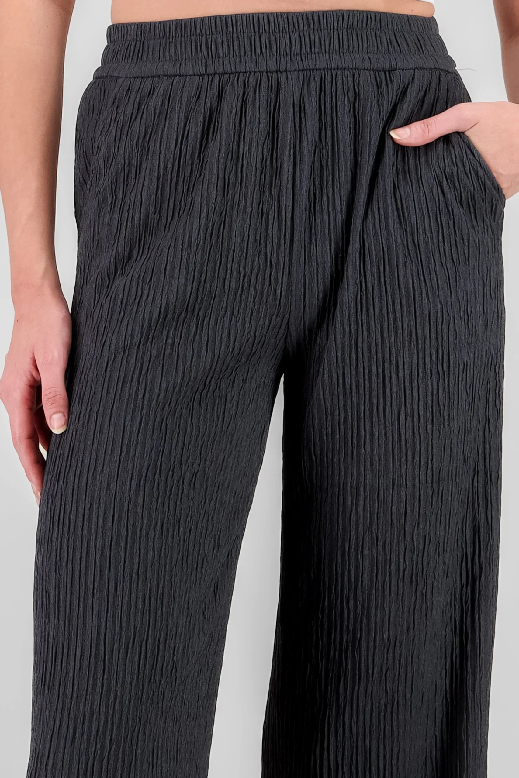 Shasa Bandana Textured Wide Pants
