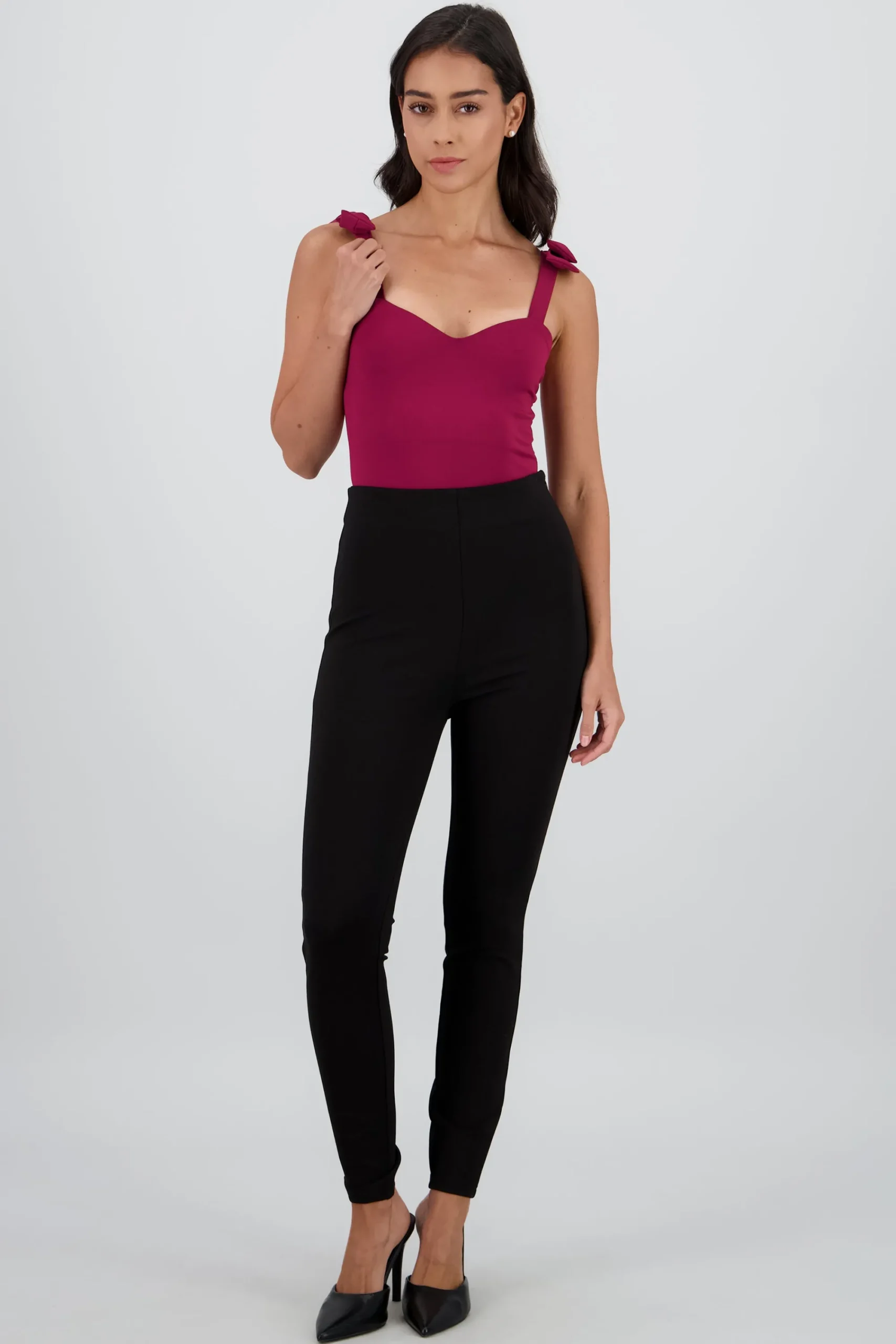 Shasa Basic Solid Leggings