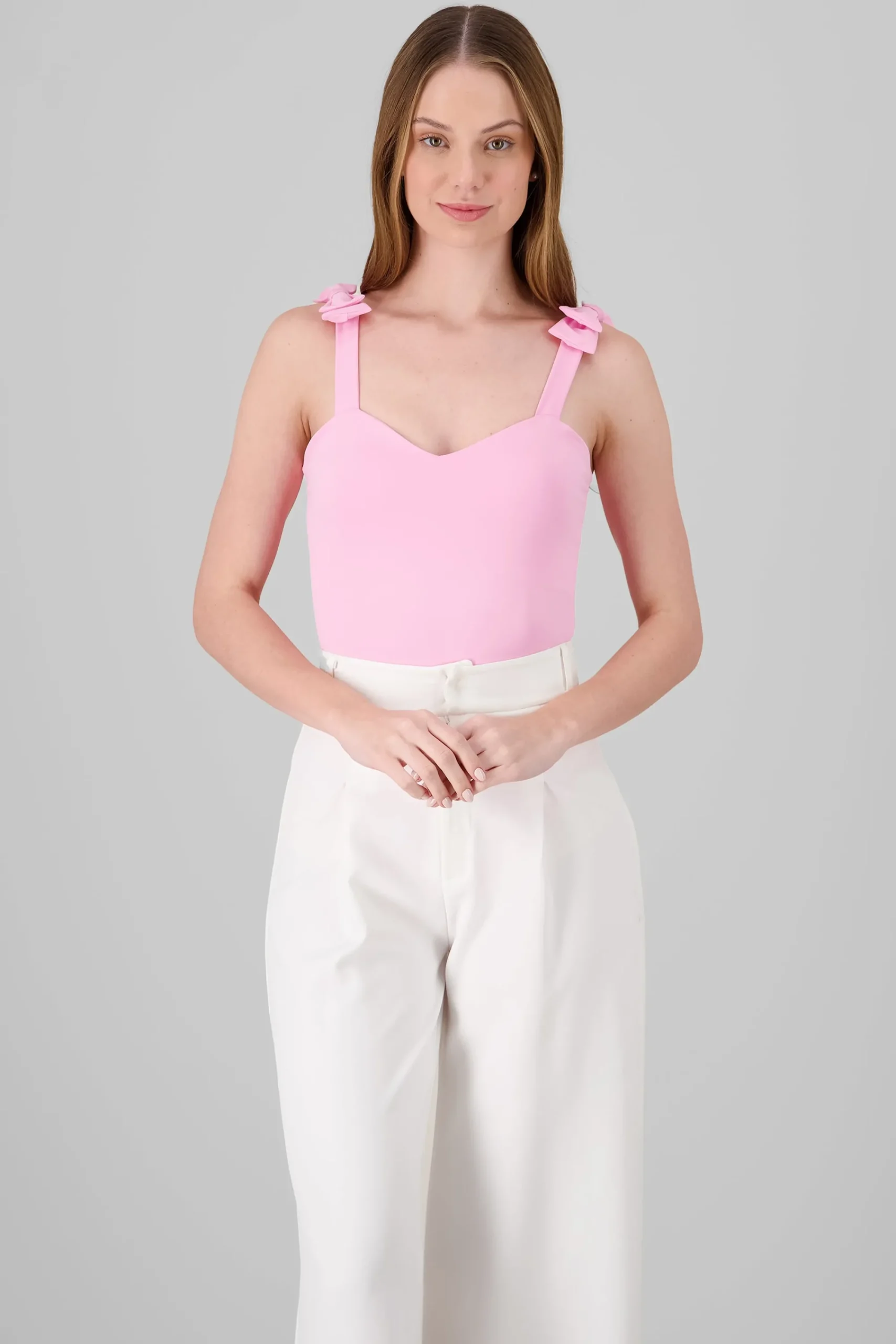Shasa Bodysuit With Bow Straps