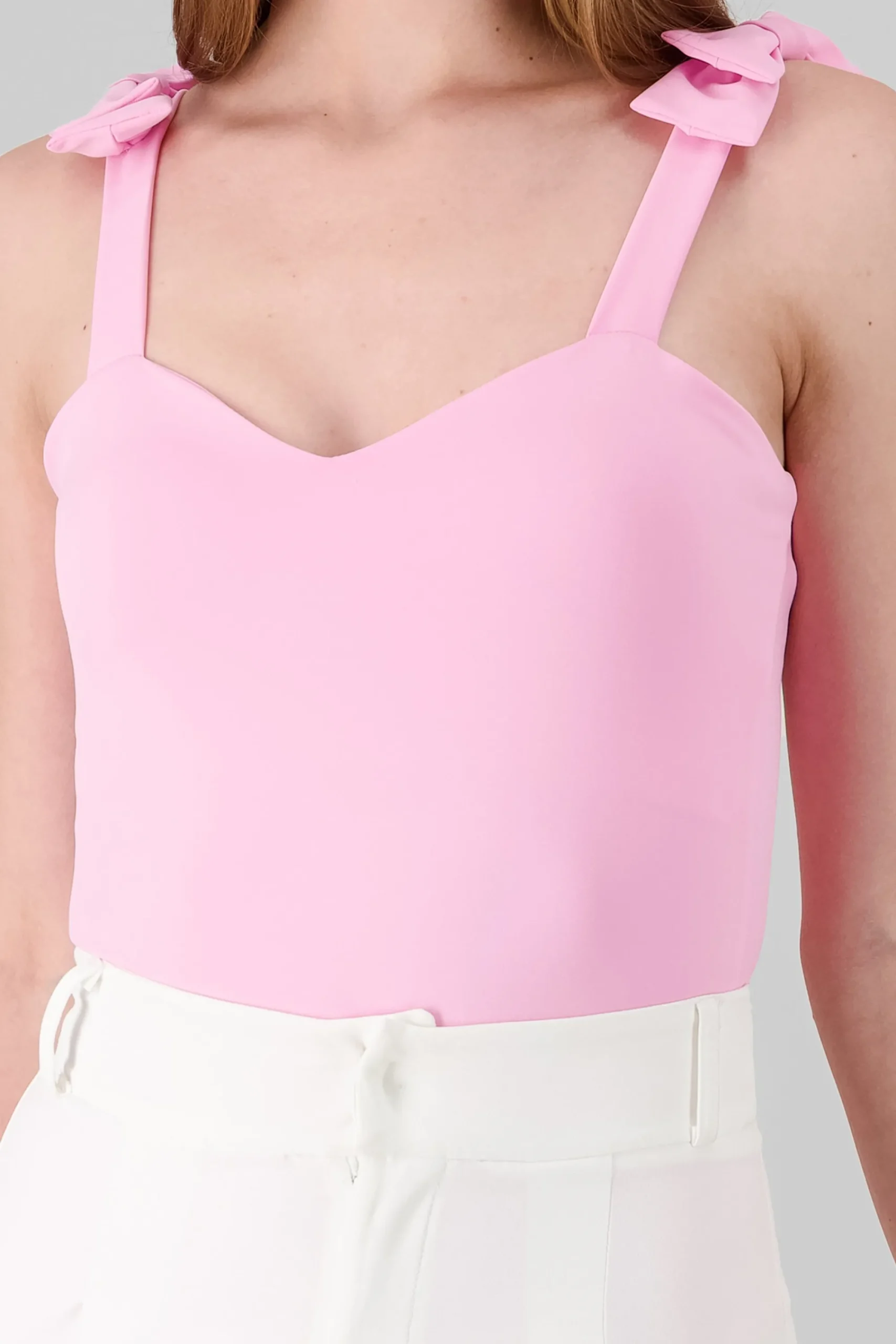 Shasa Bodysuit With Bow Straps