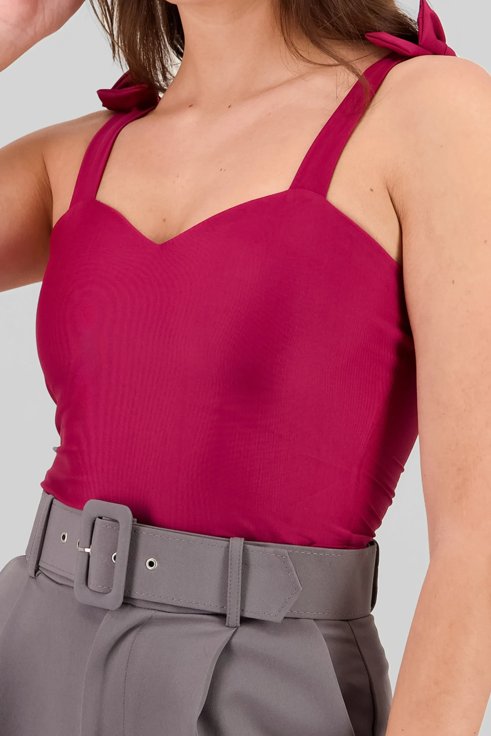 Shasa Bow Strap Top