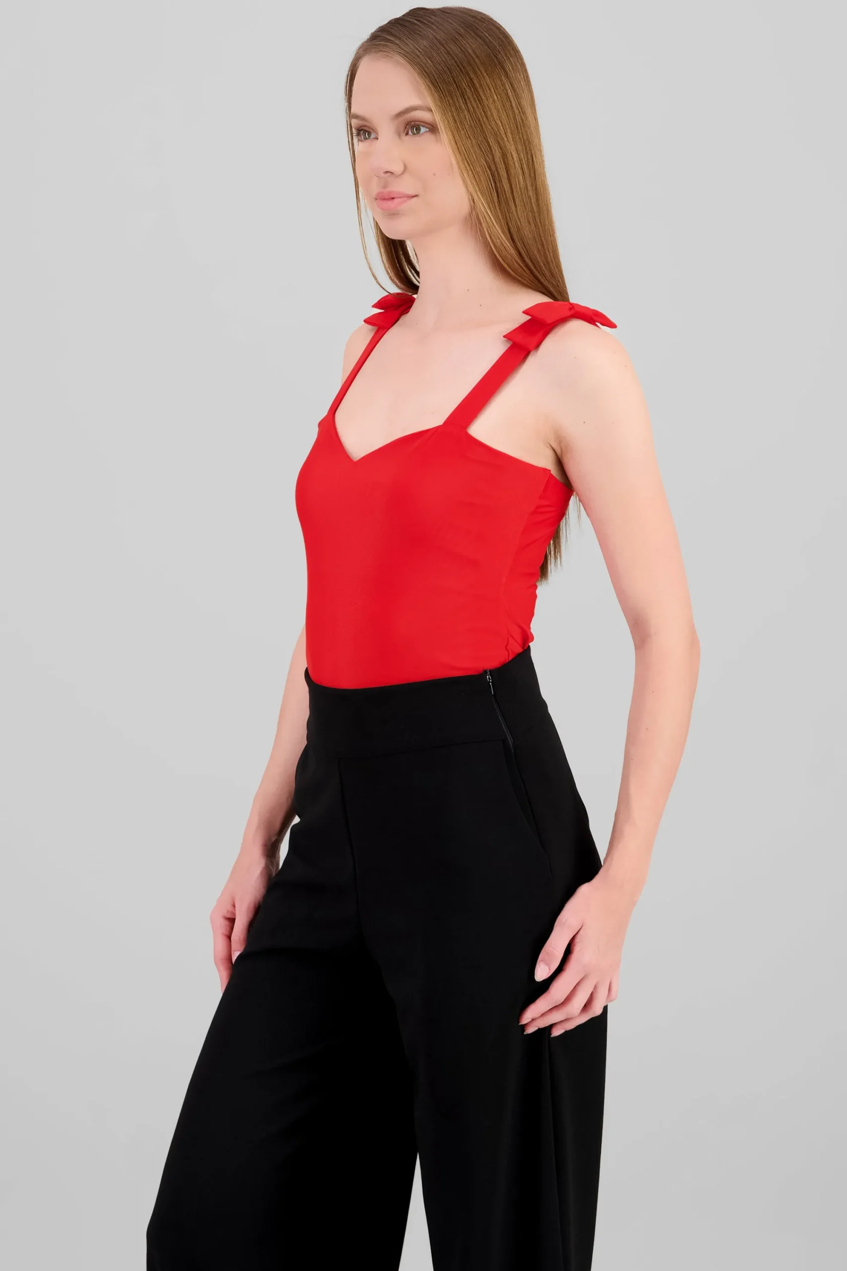 Shasa Bow Straps Bodysuit