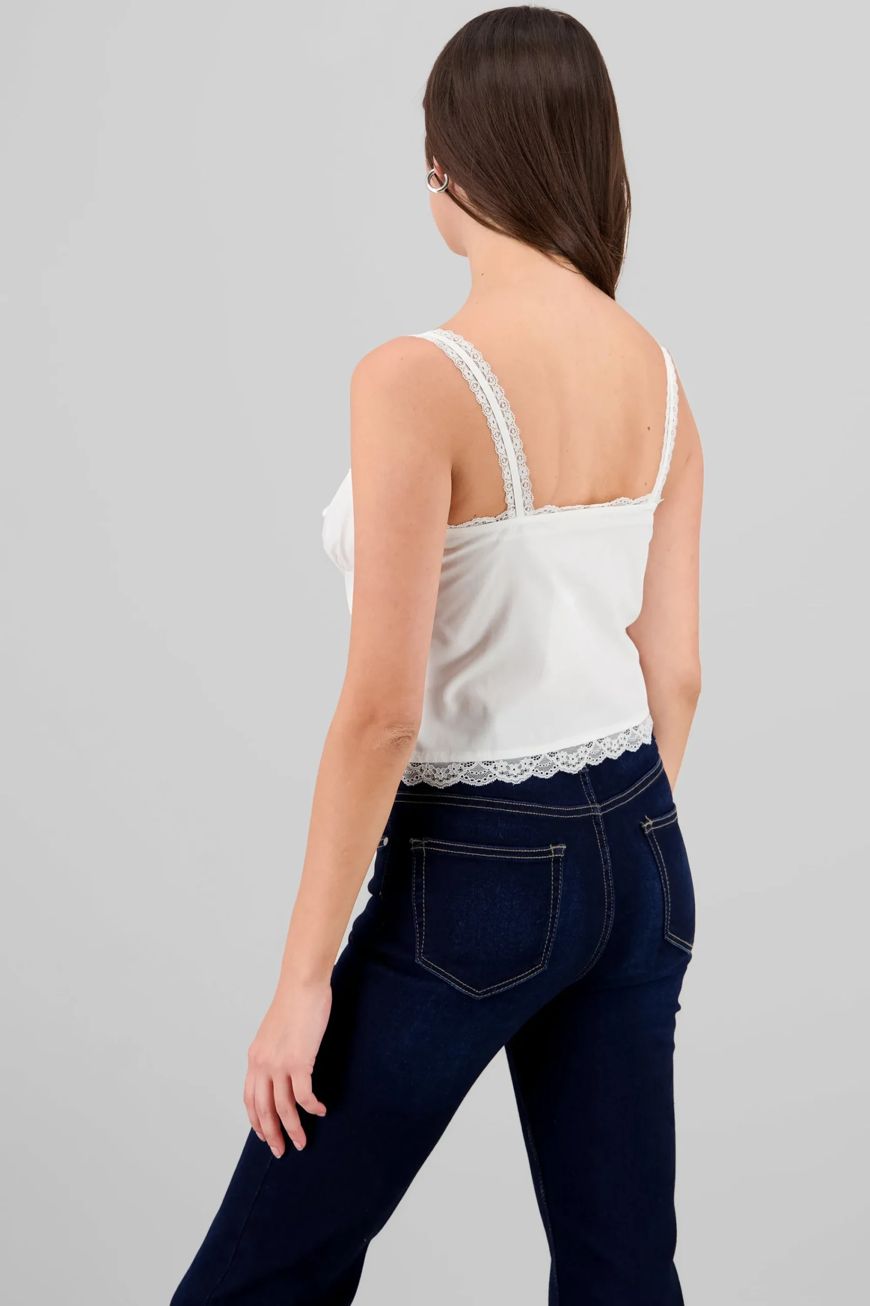 Shasa Bows and Lace Detail Blouse