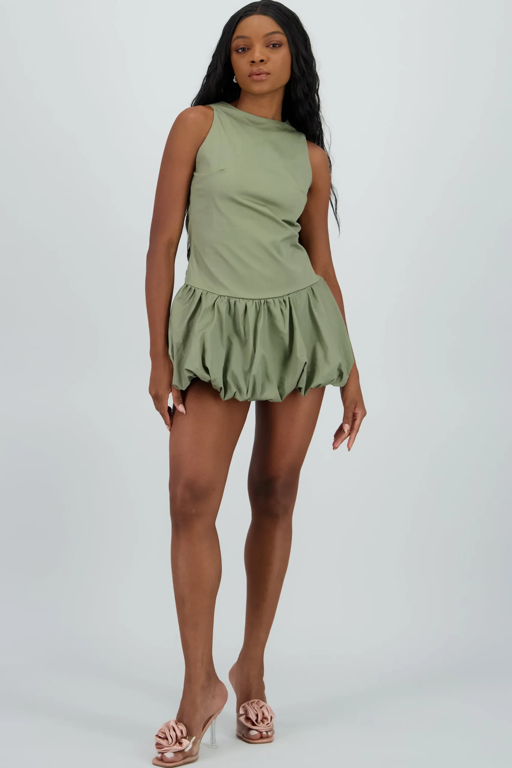 Shasa Bubble Skirt Mini Dress