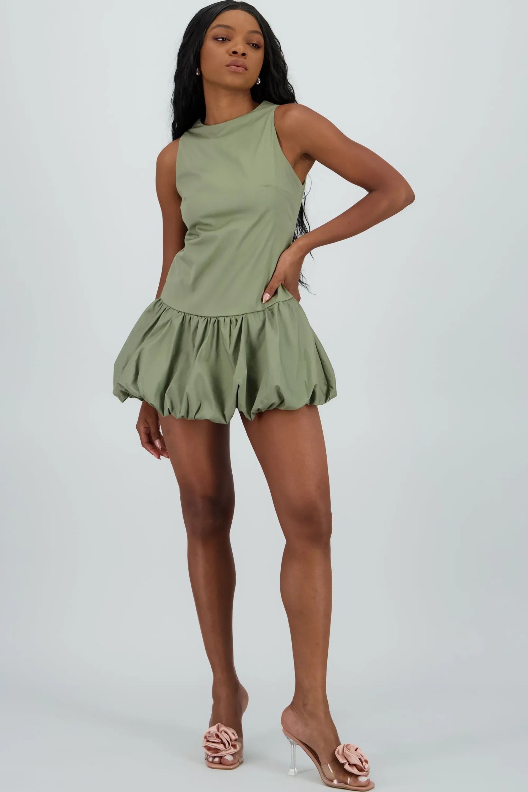 Shasa Bubble Skirt Mini Dress