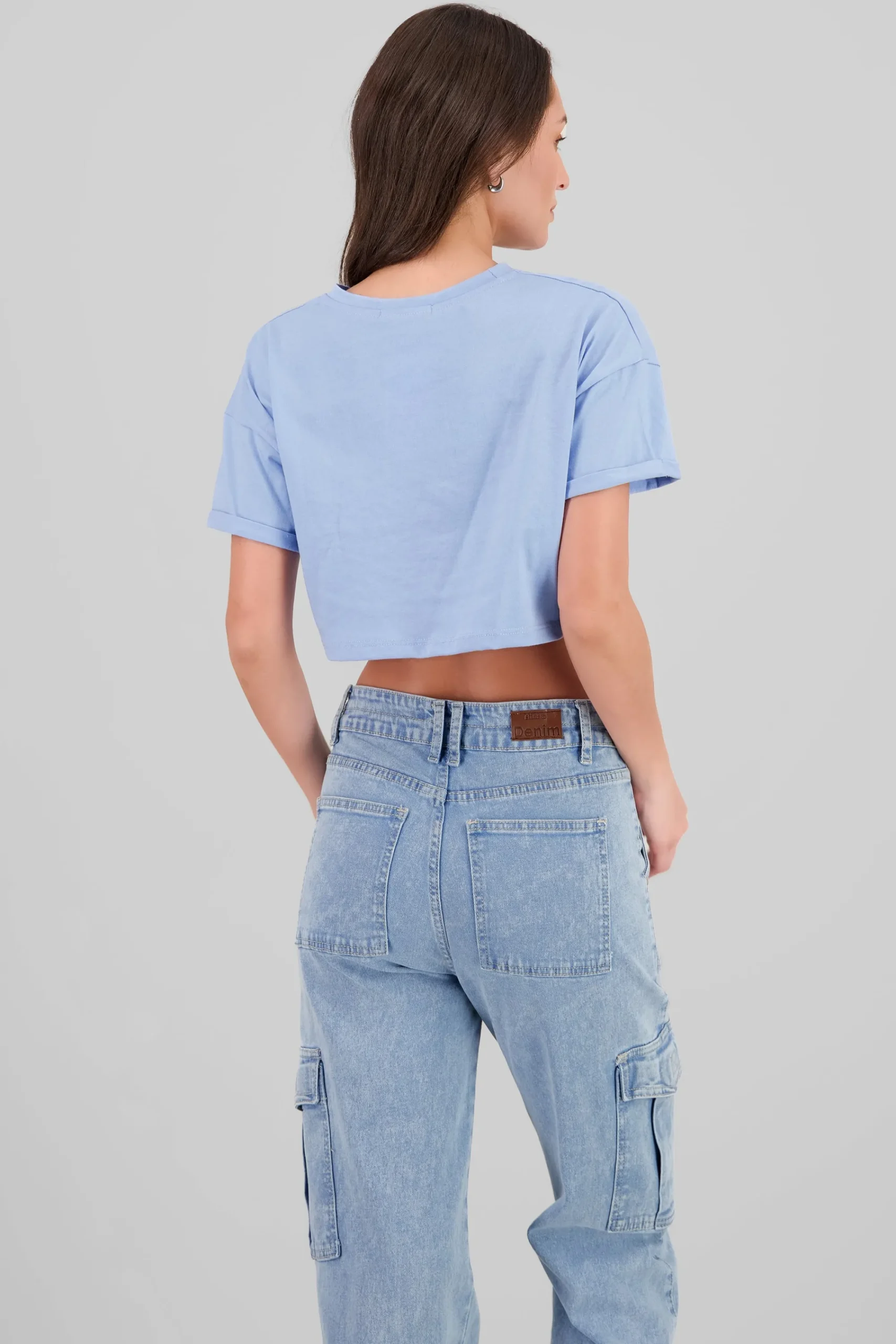 Shasa California print crop top