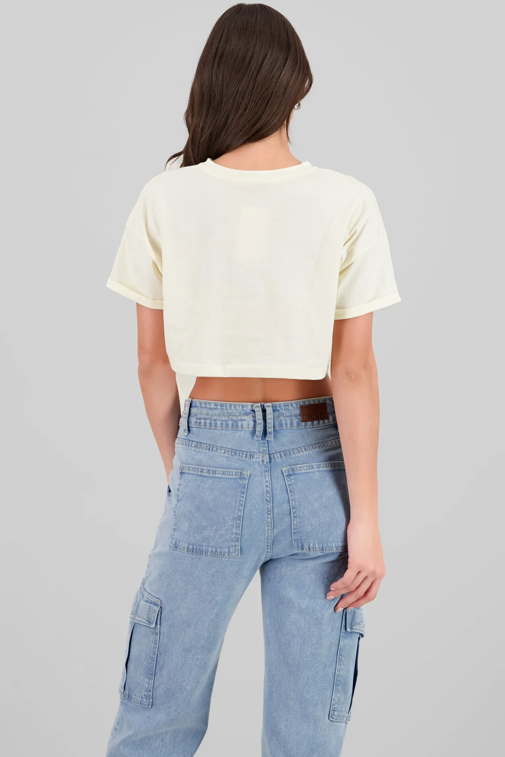Shasa California print crop top