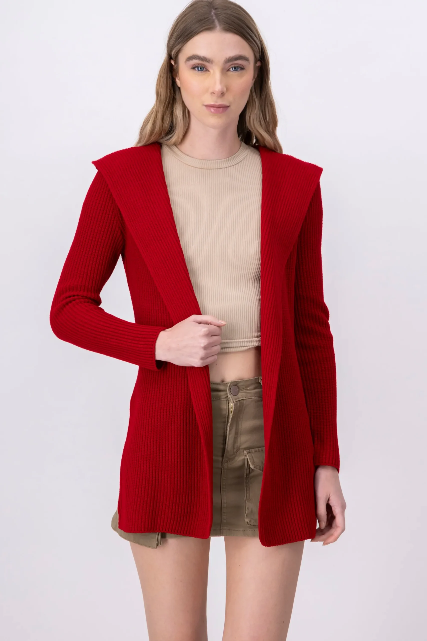 Shasa Cardigan with hoodie
