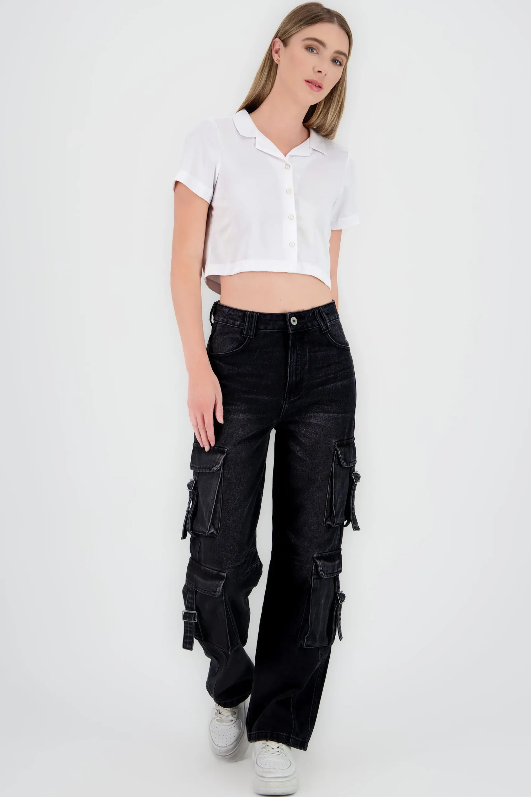 Shasa Cargo Jeans with 4 Pockets