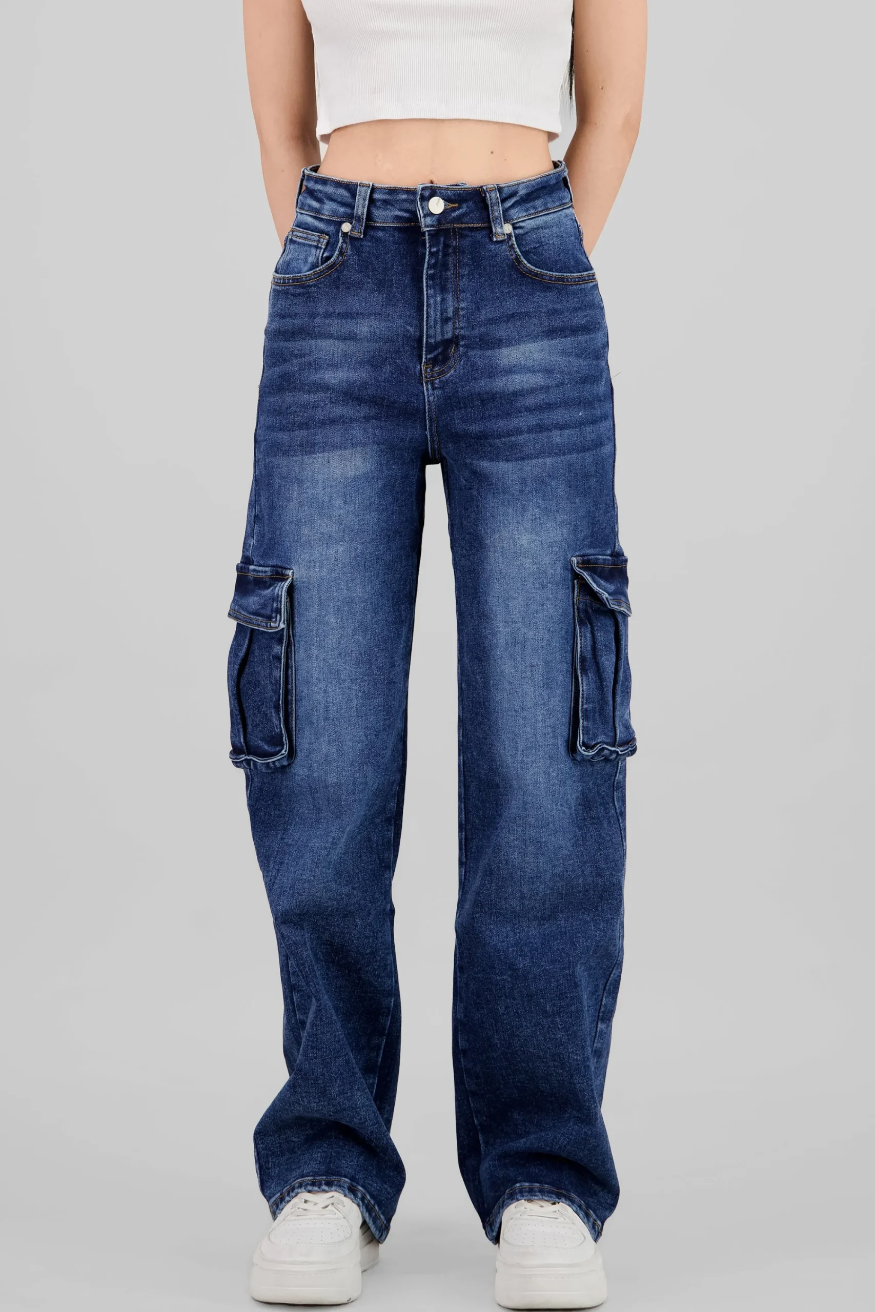 Shasa Cargo Jeans With Pockets