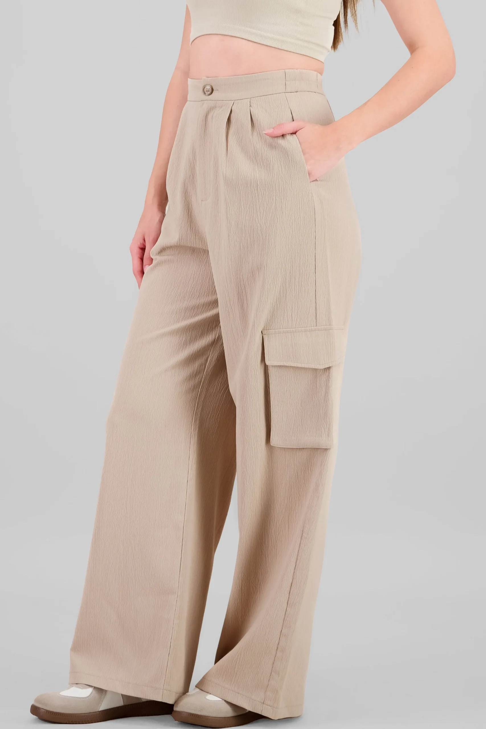 Shasa Cargo Pocket Tailored Pants
