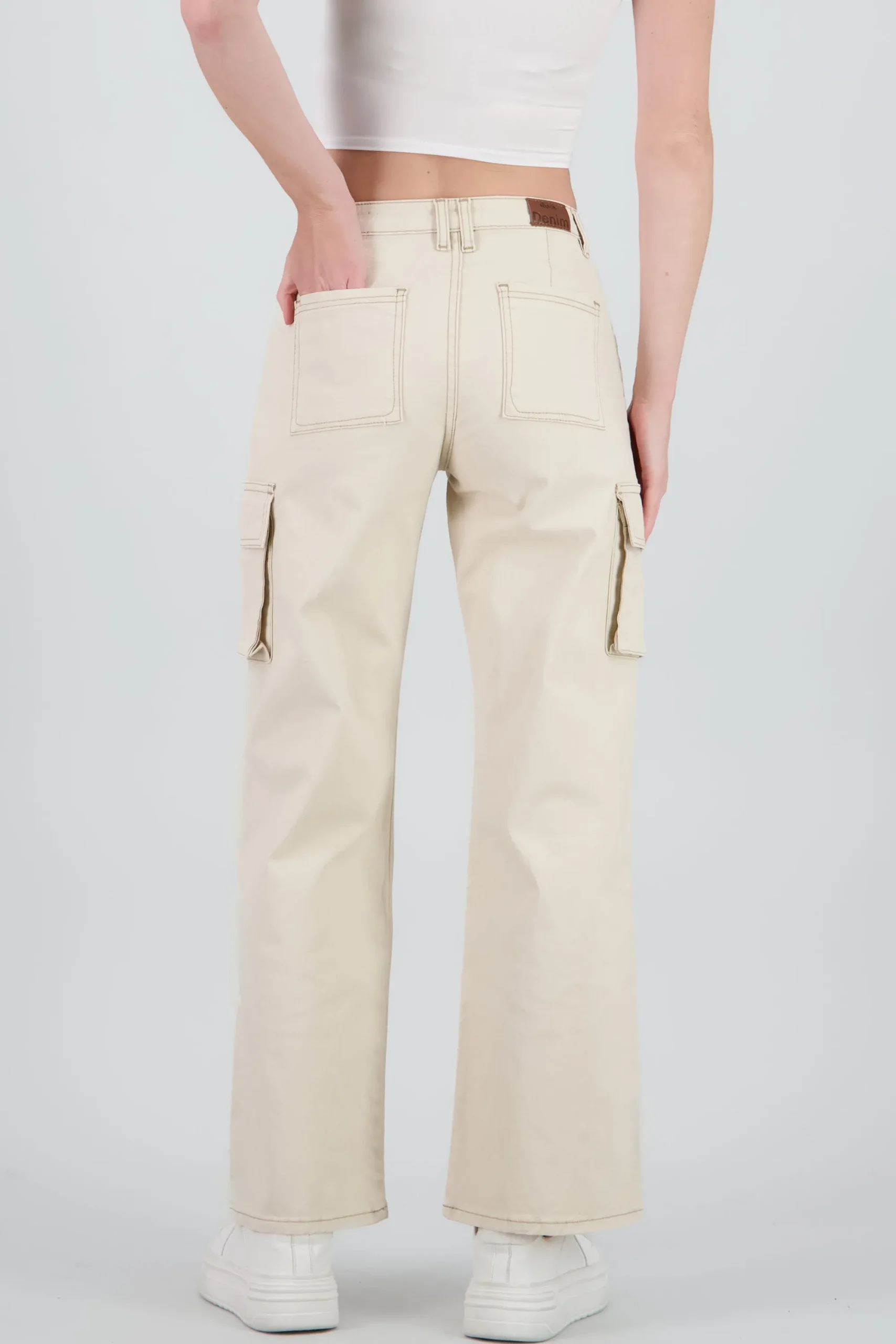 Shasa Cargo Wide Leg Jeans