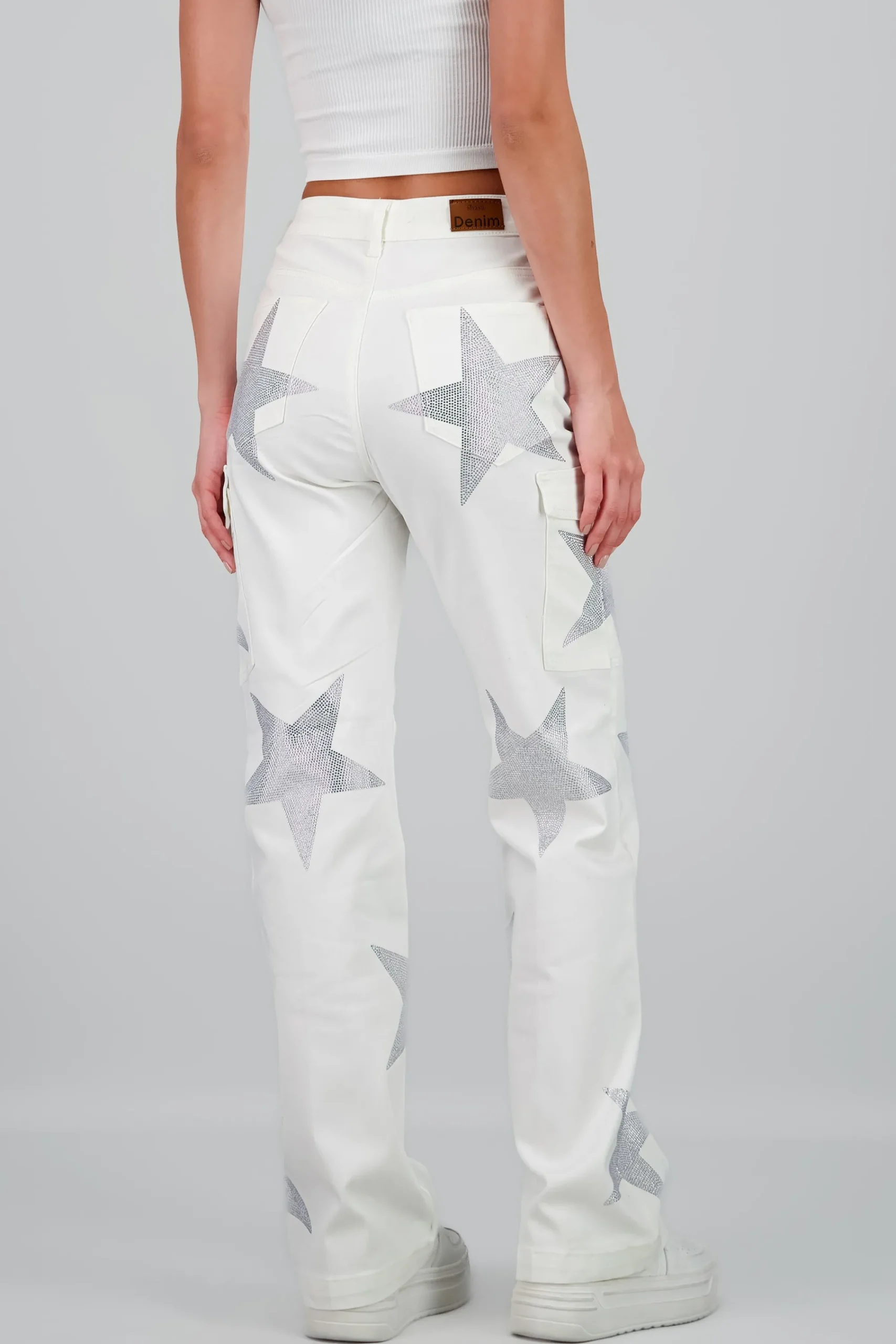 Shasa Cargo Wide Leg Jeans