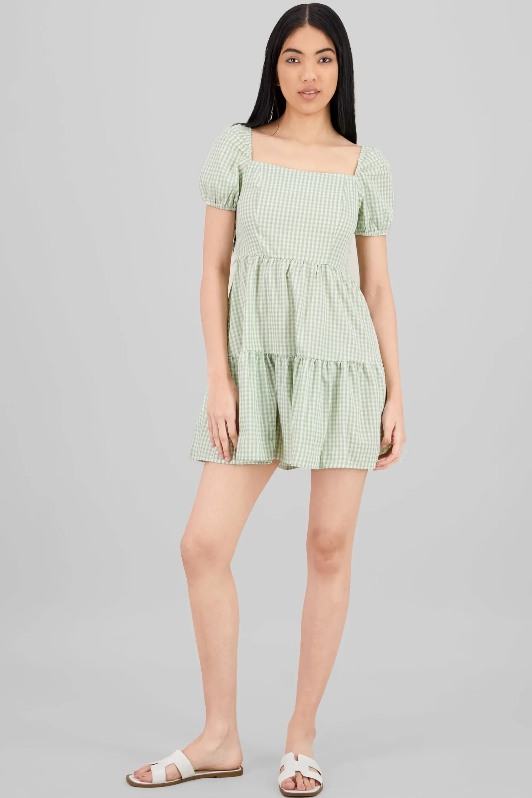 Shasa Checkered Mini Dress