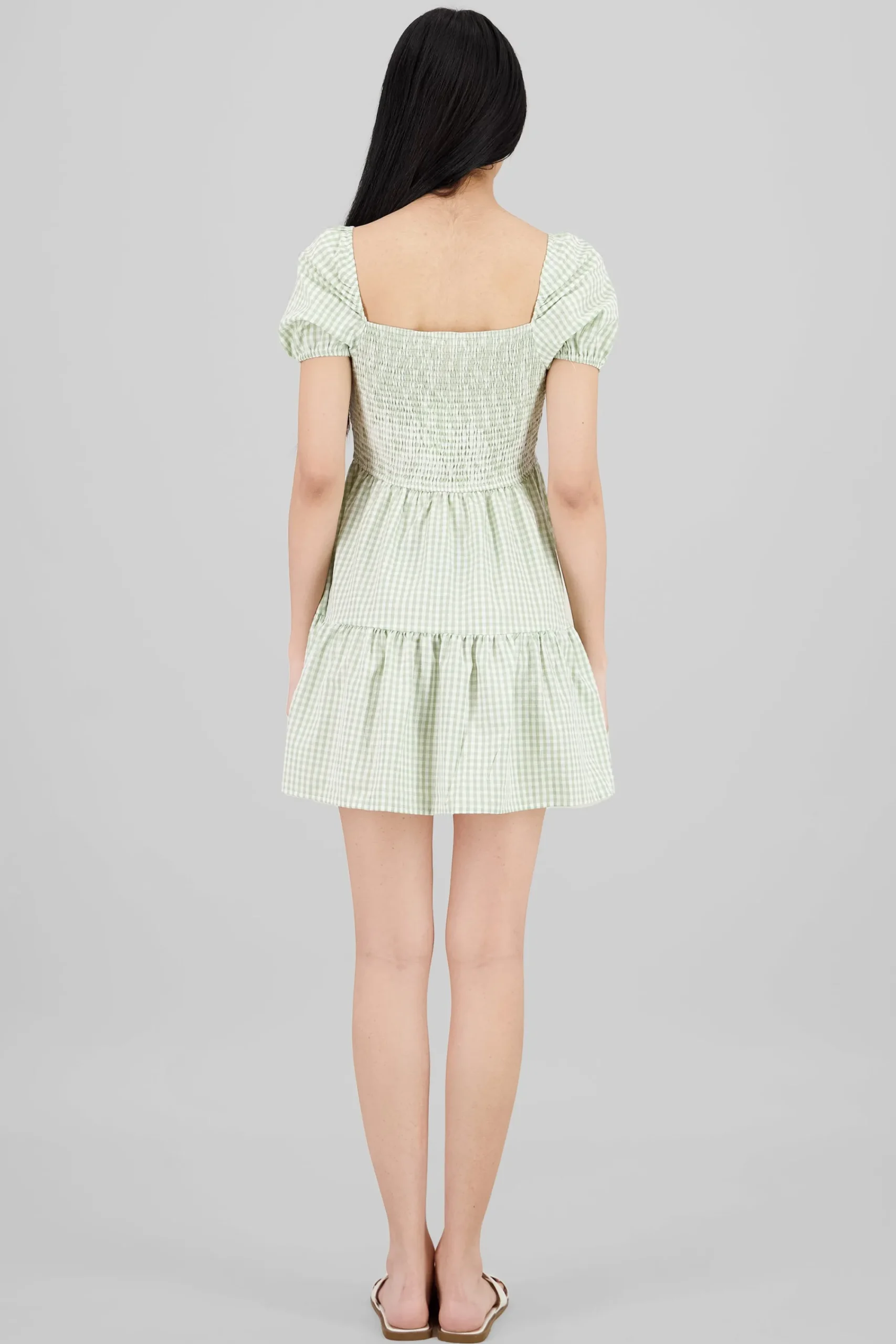 Shasa Checkered Mini Dress