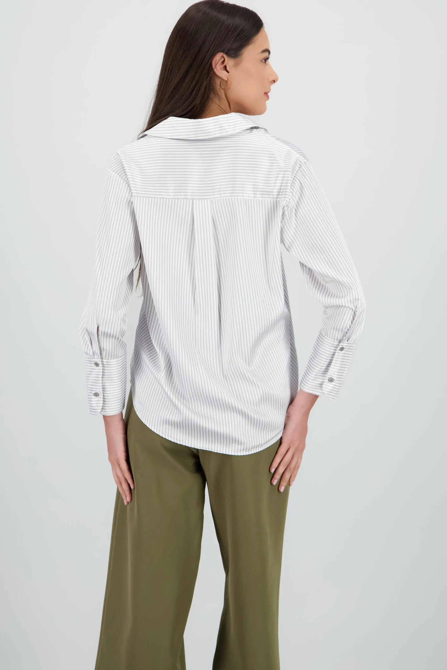 Shasa Classic Stripped Button Down Top