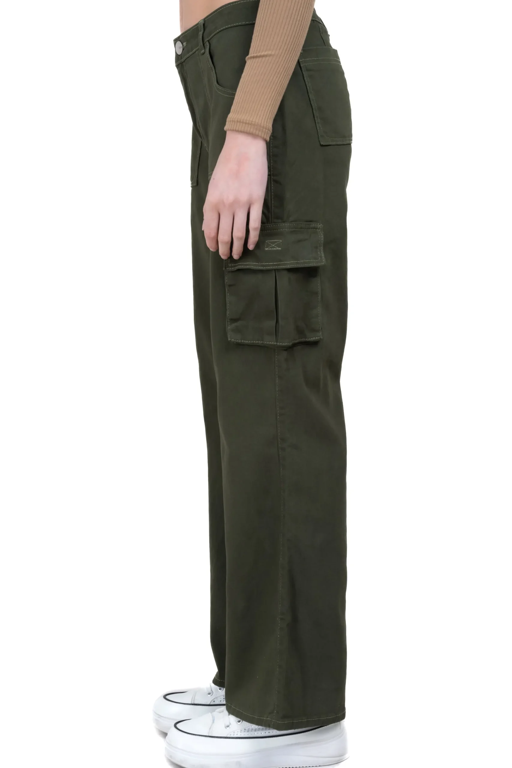 Shasa Contrast cargo jeans