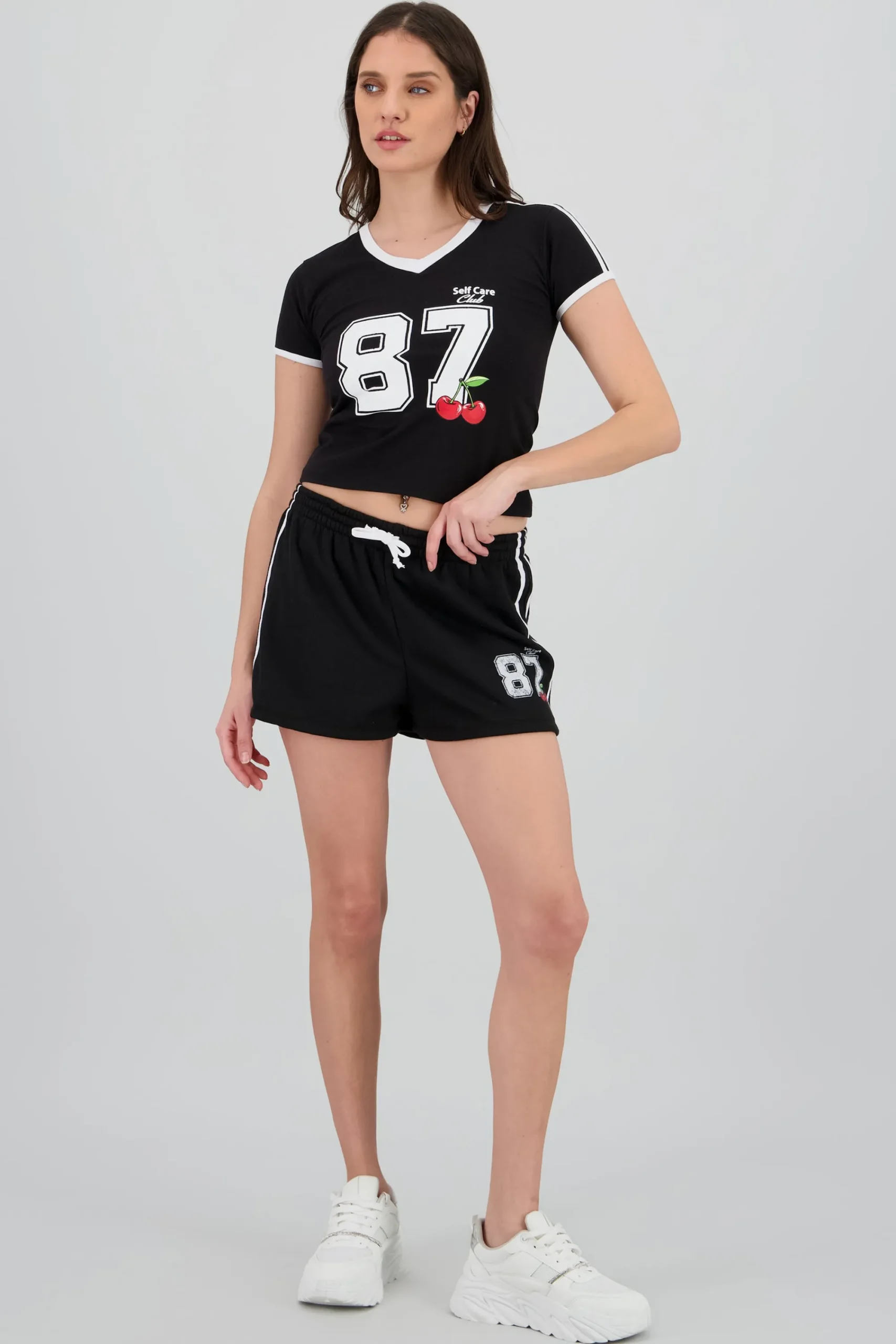 Shasa Contrast Short with Print