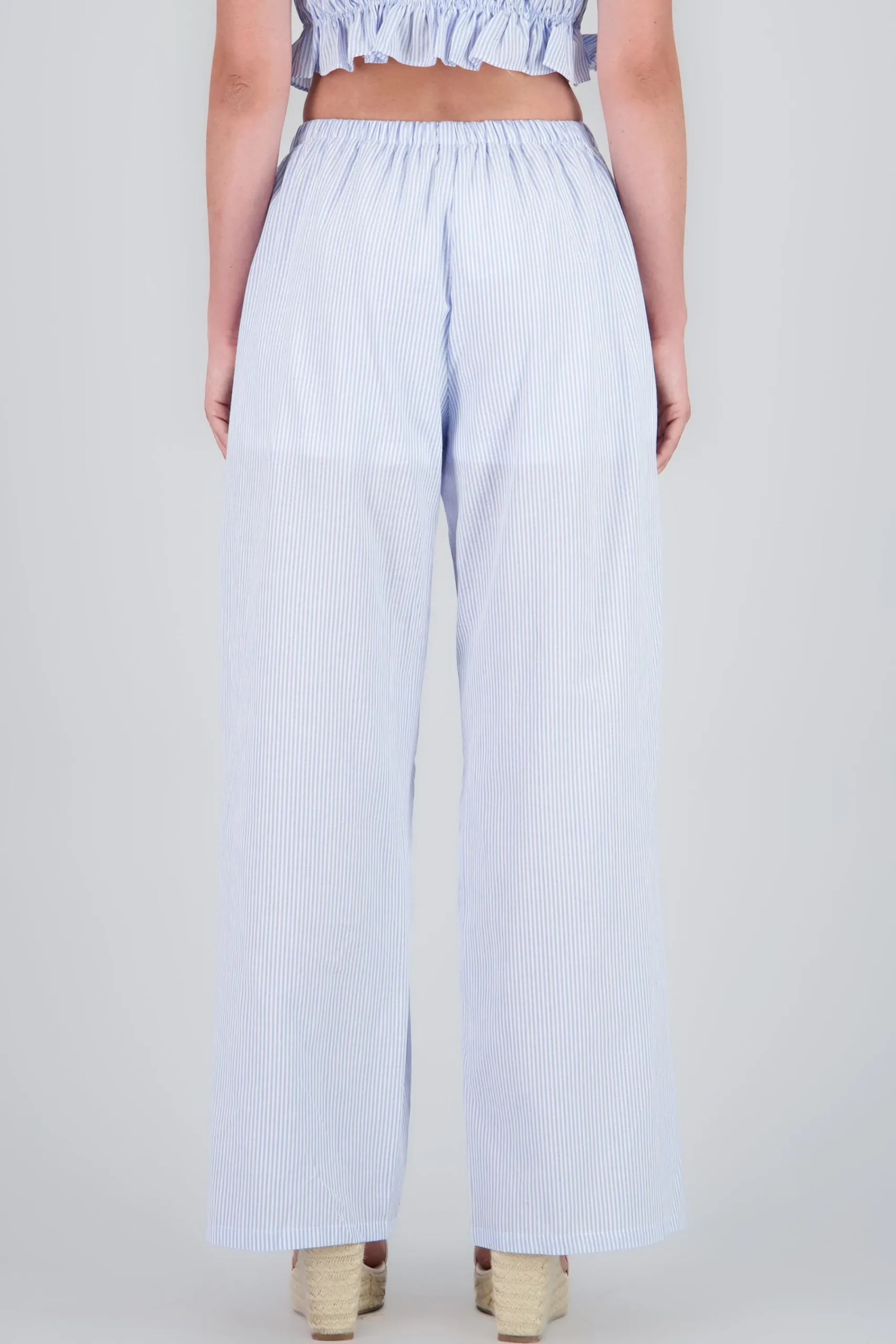Shasa Cotton Striped Pants