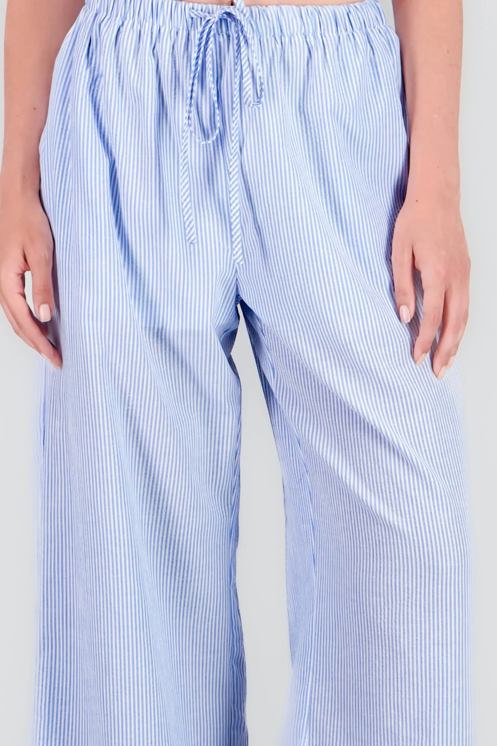 Shasa Cotton Striped Pants