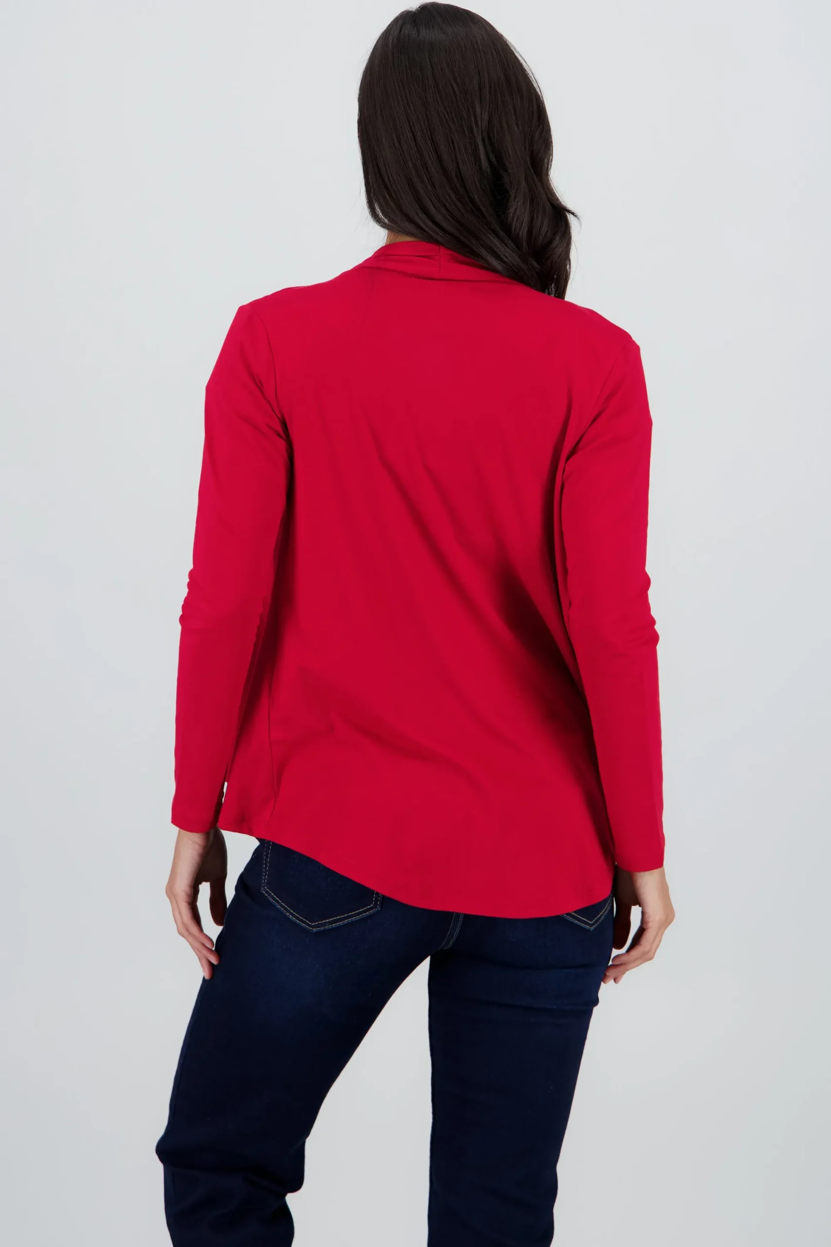 Shasa Cropped Long Sleeve Cardigan