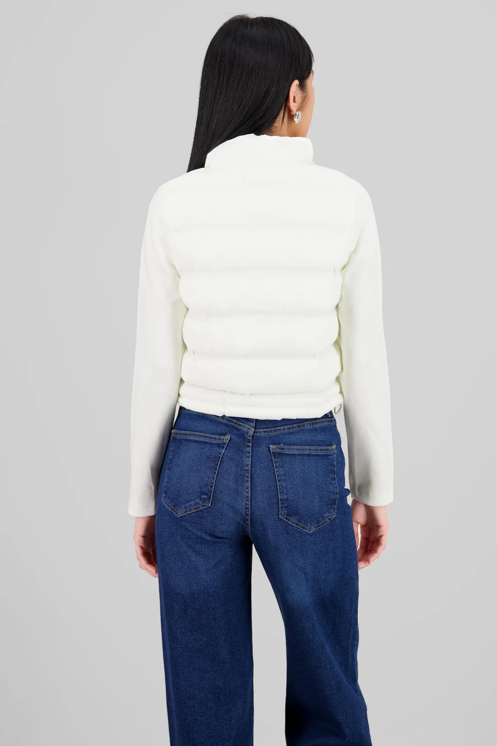Shasa Cropped Quilted Jacket