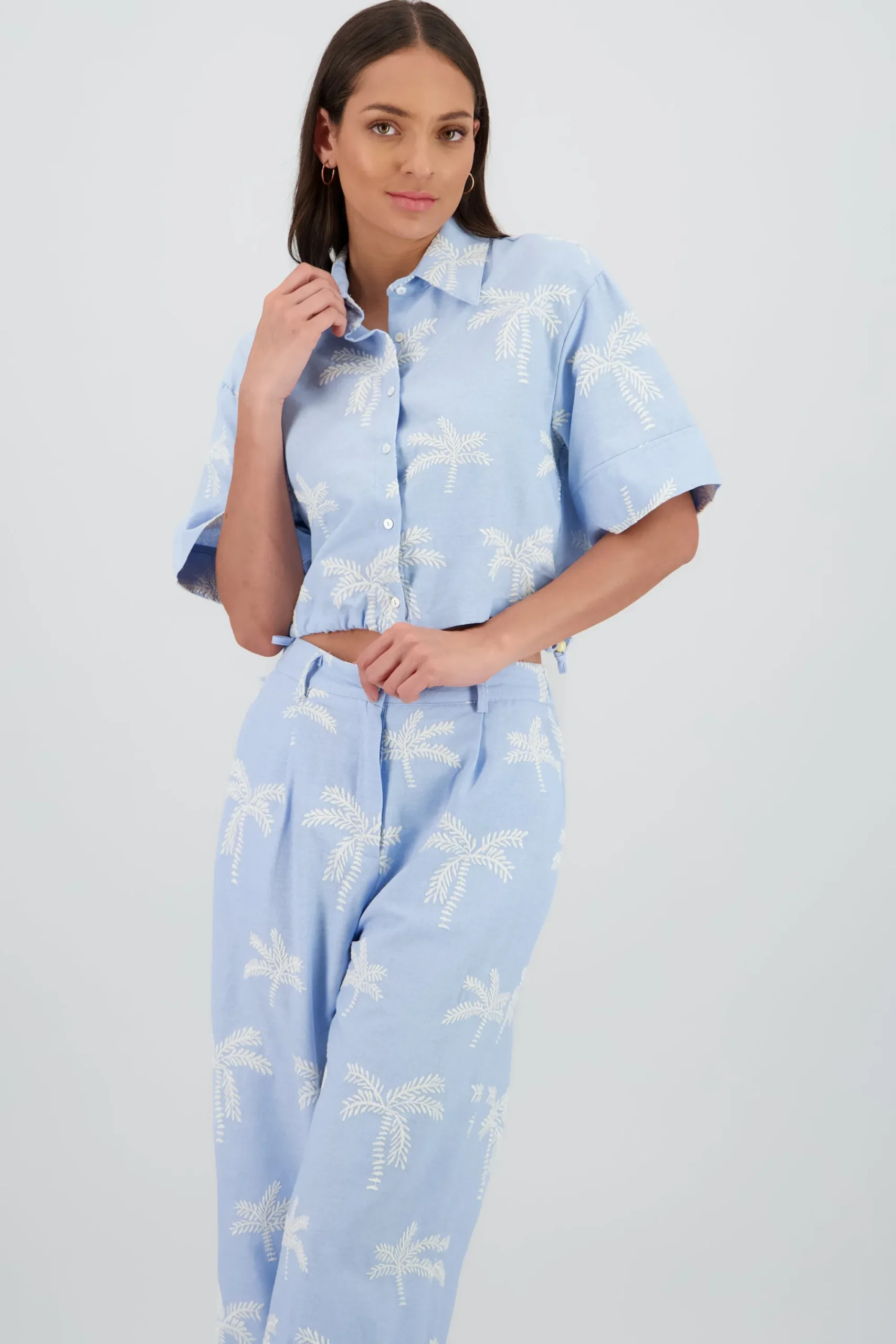 Shasa Cropped Short Sleeve Shirt