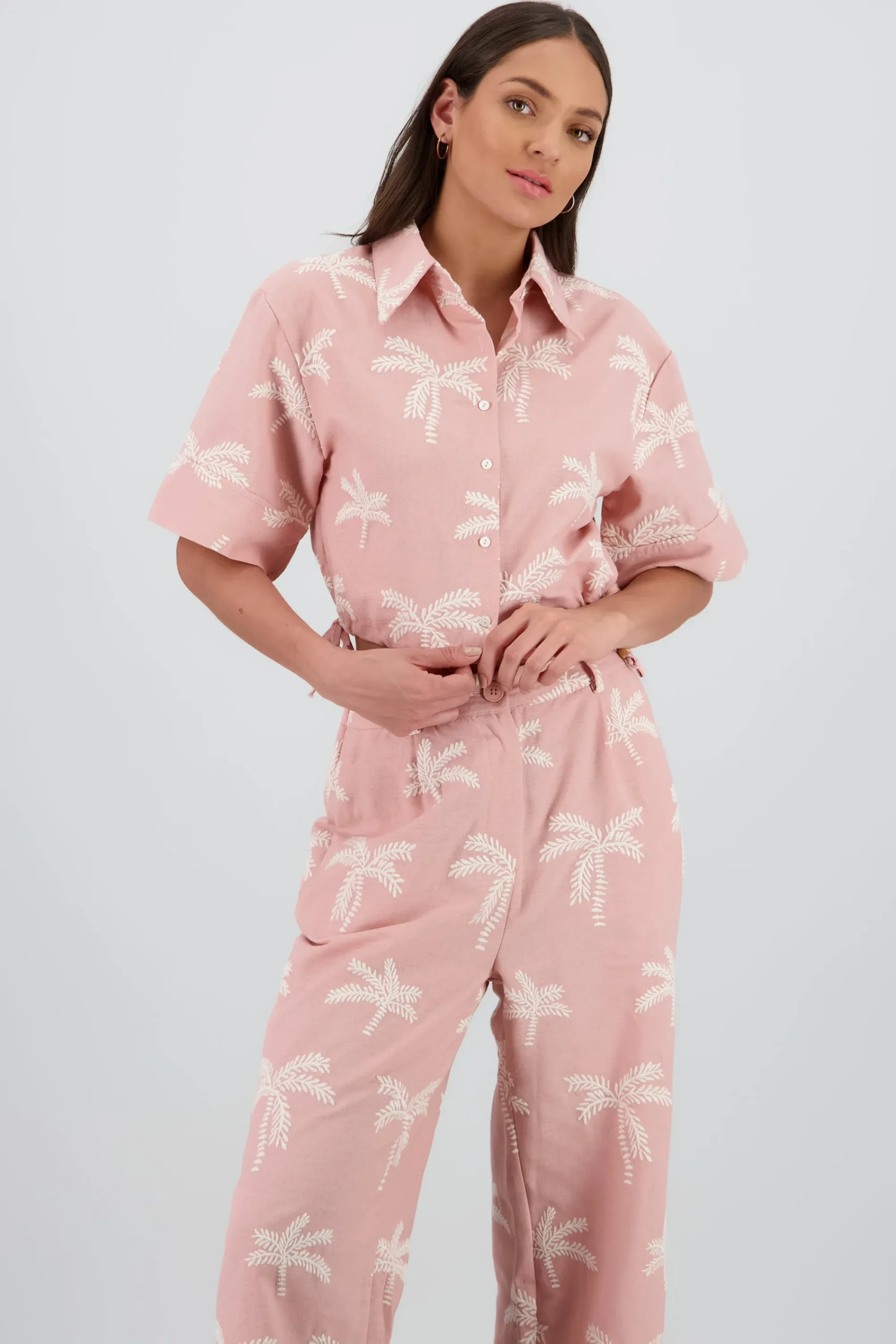Shasa Cropped Short Sleeve Shirt