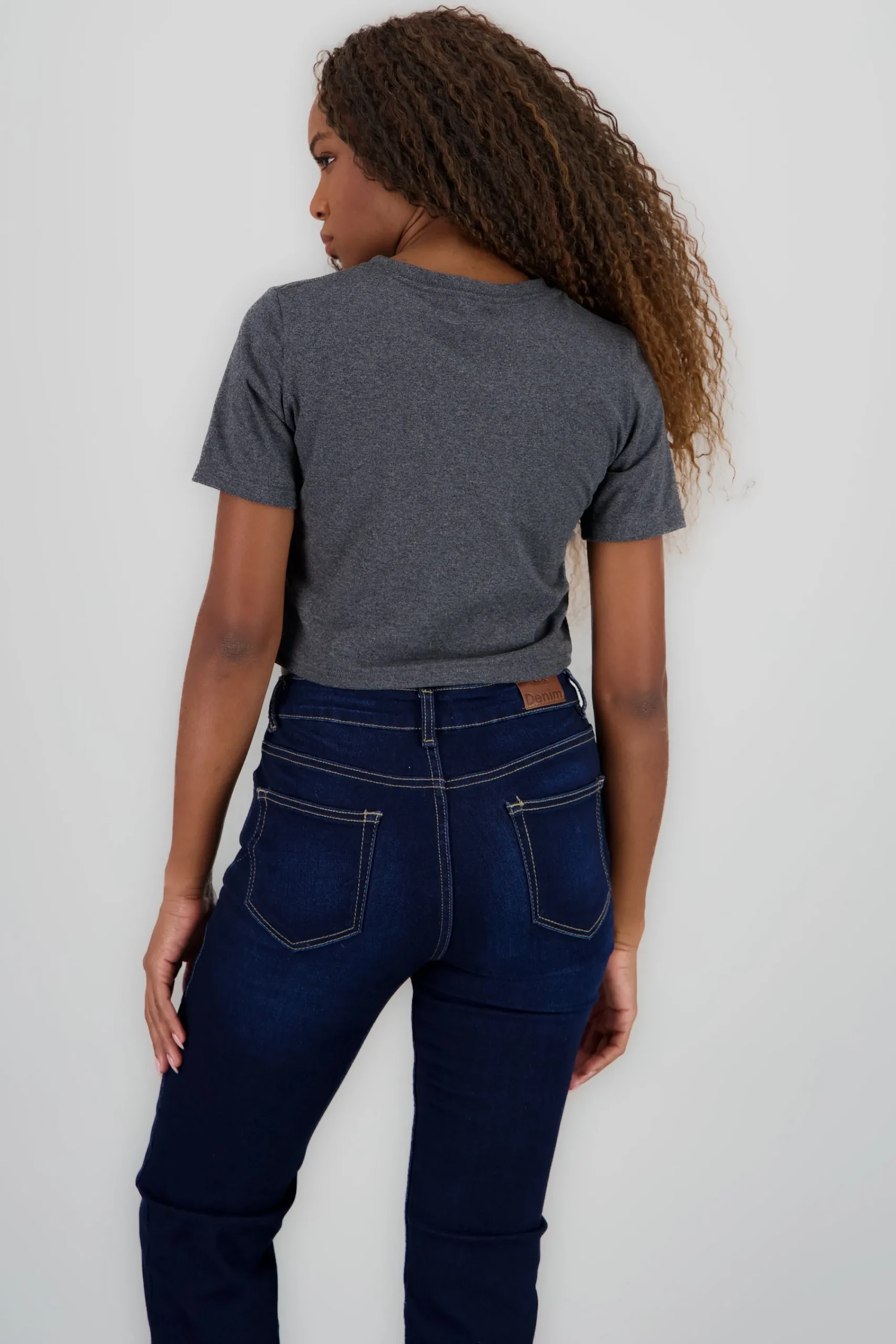 Shasa Cropped Short Sleeve T Shirt