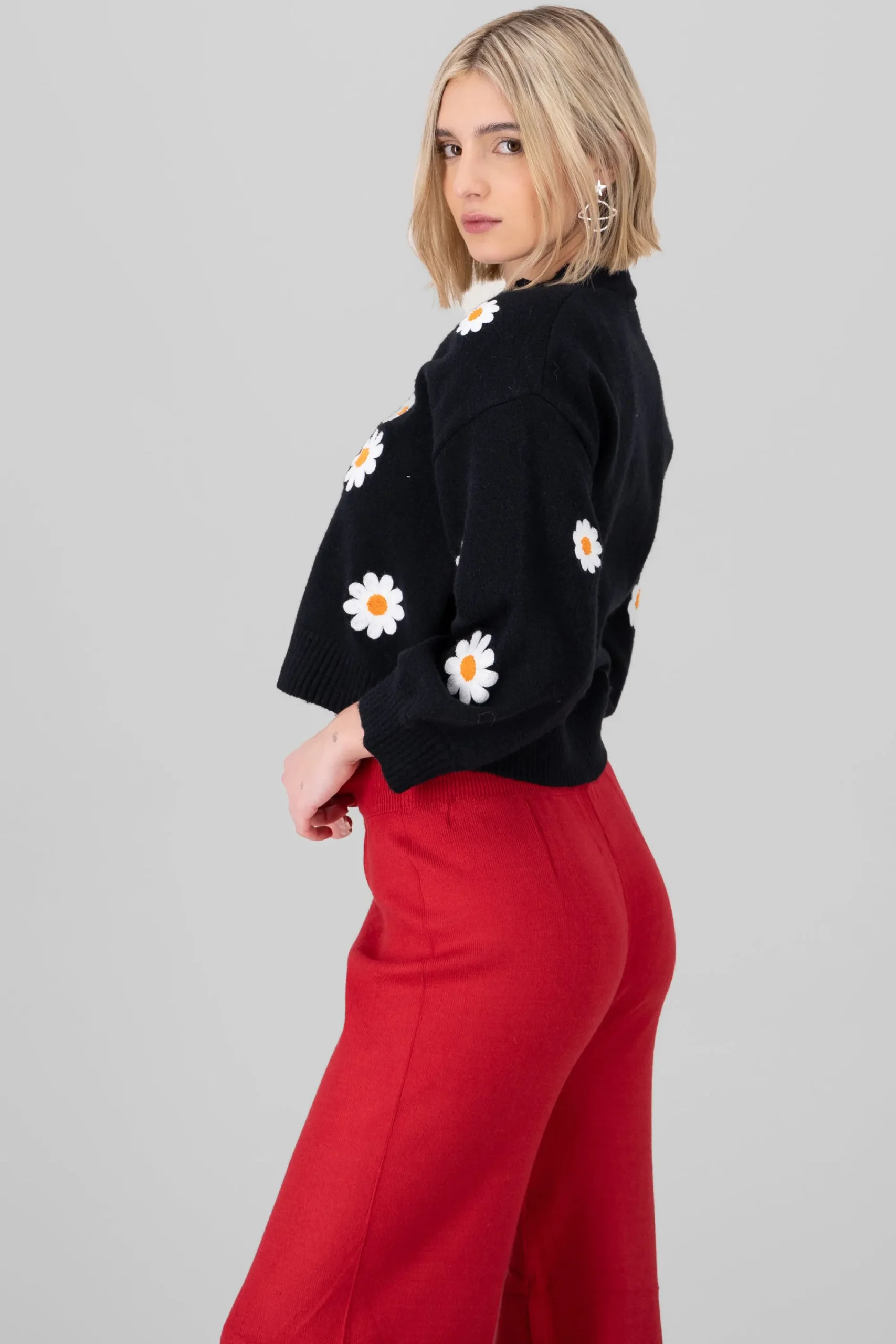 Shasa Daisy Knit Cardigan