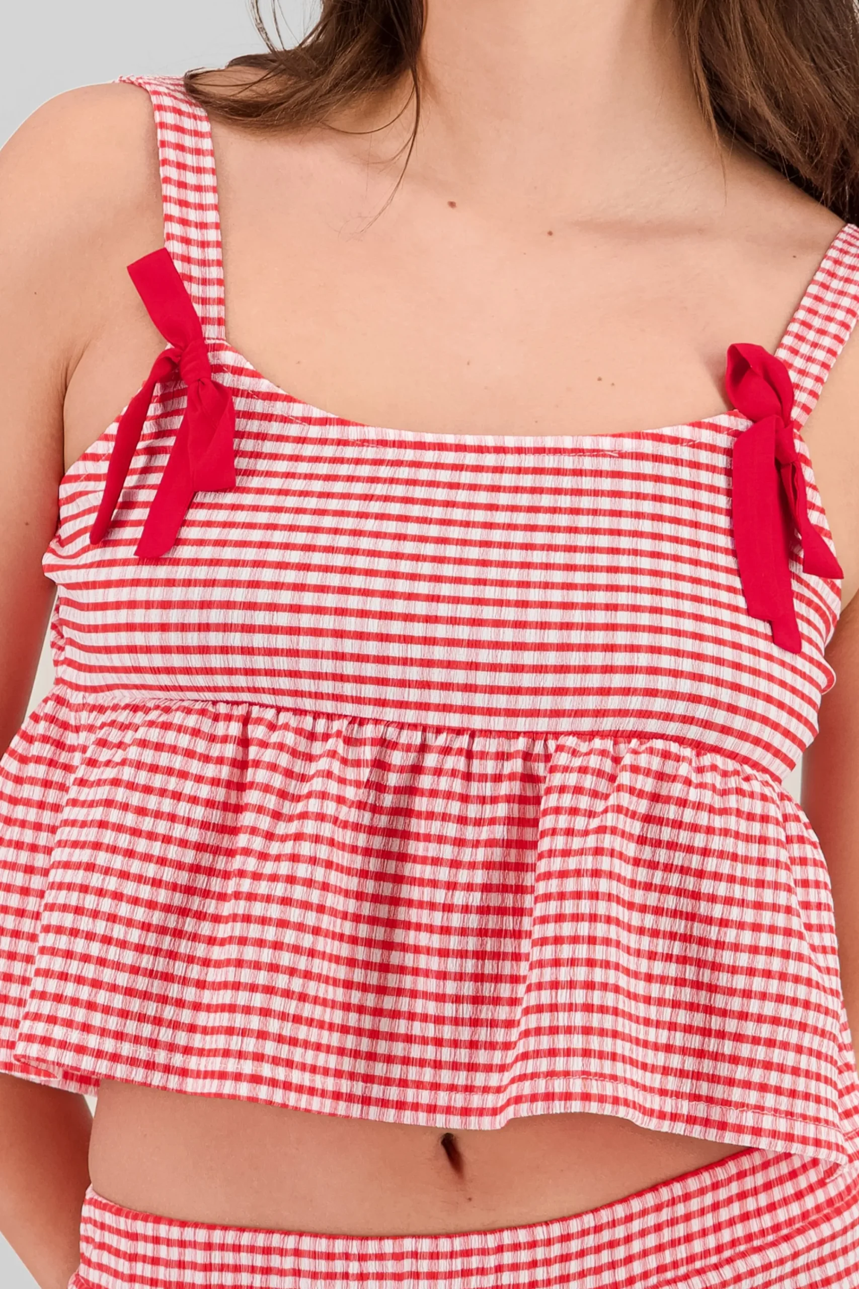Shasa Detail Bow Strap Top