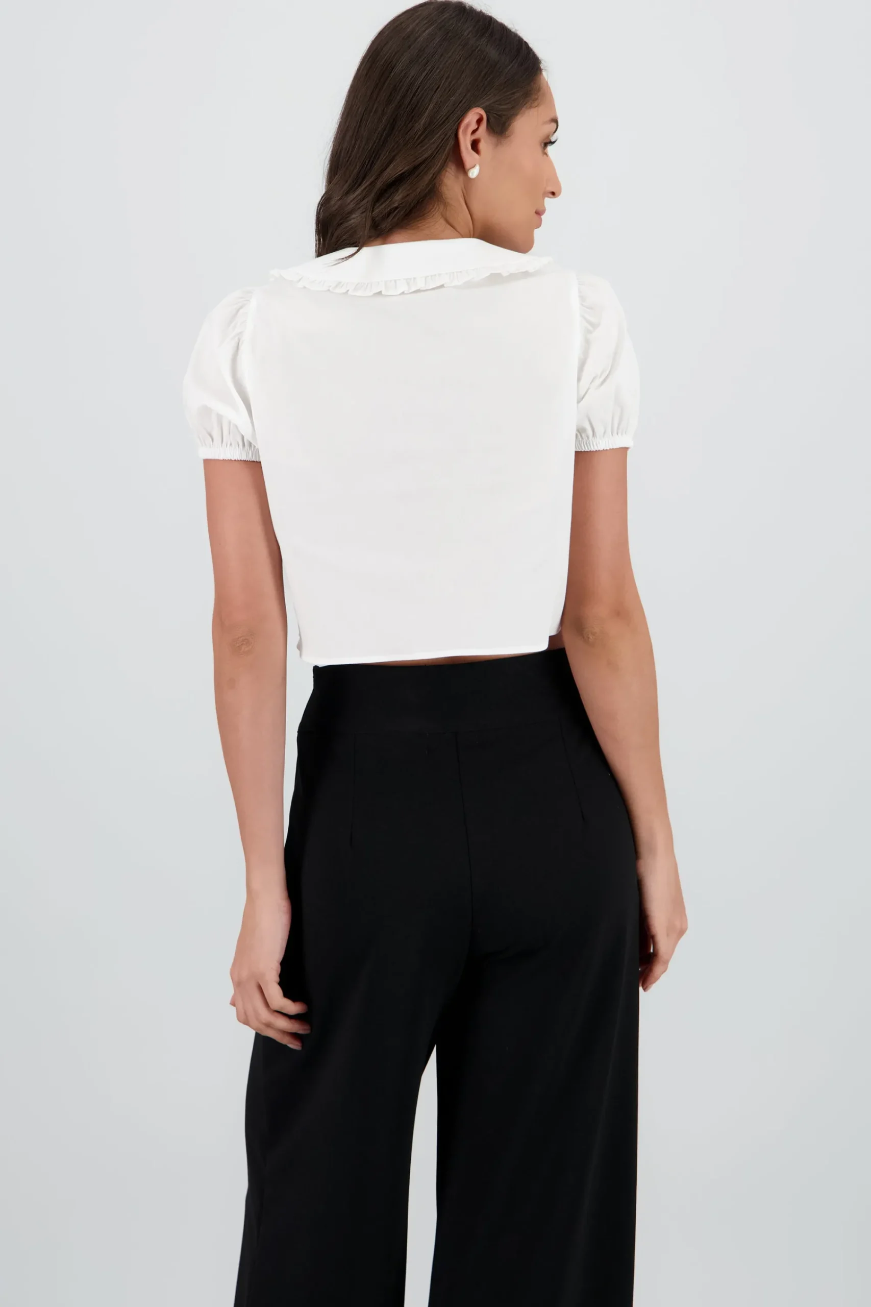 Shasa Detail Neck Blouse