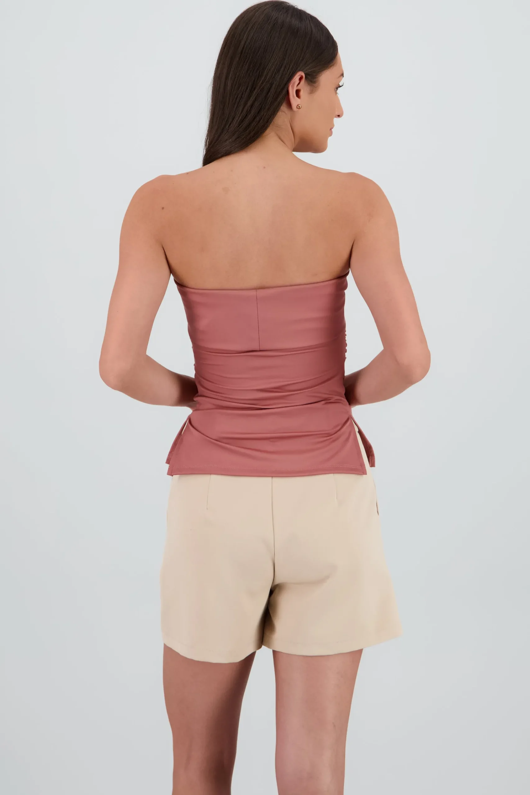 Shasa Double Neckline Tube Top