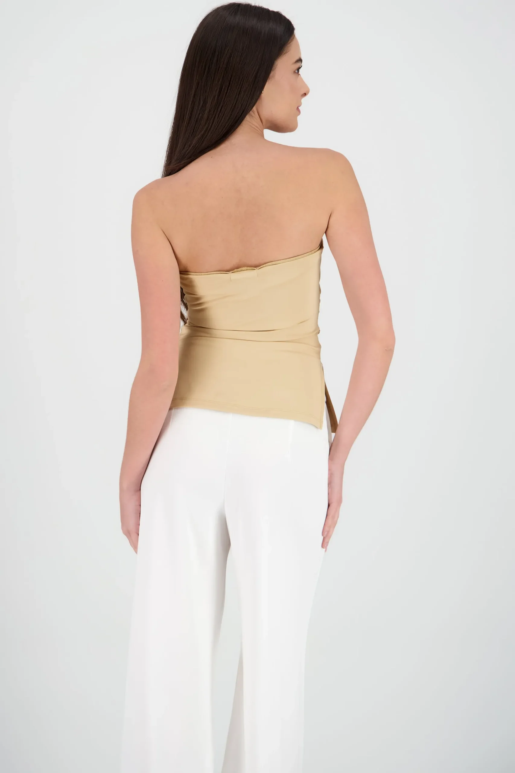 Shasa Double Neckline Tube Top