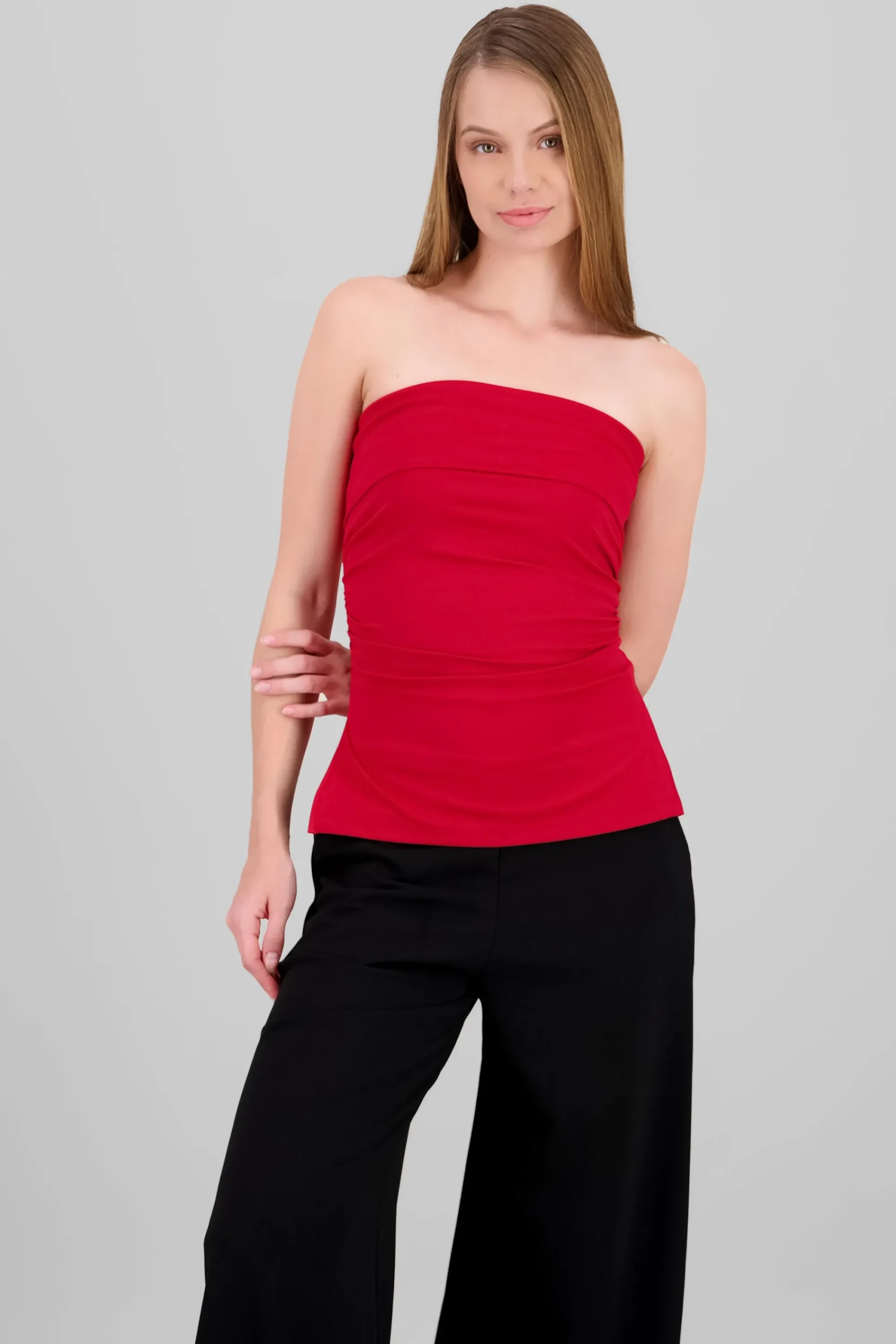 Shasa Double Neckline Tube Top