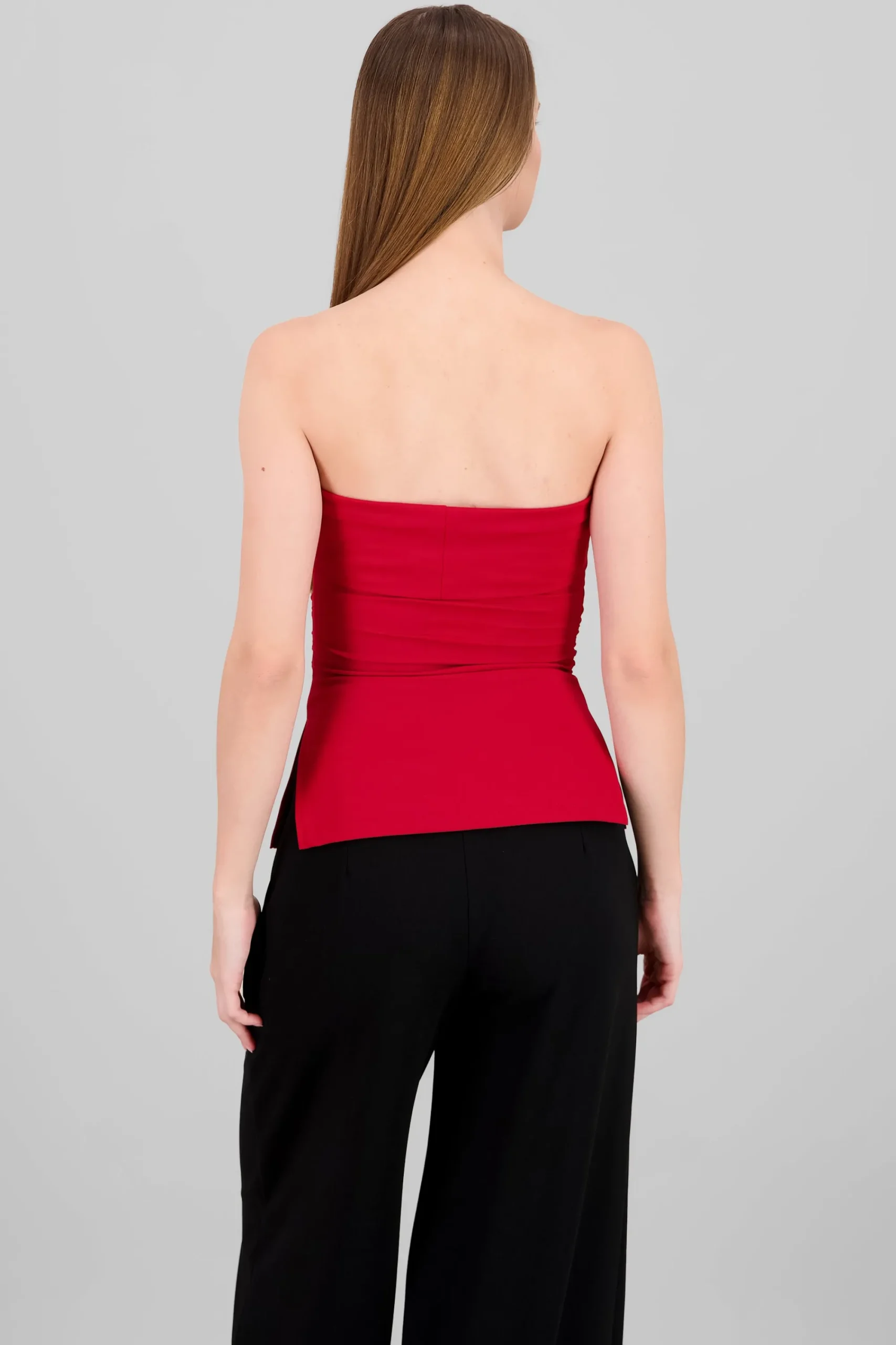Shasa Double Neckline Tube Top