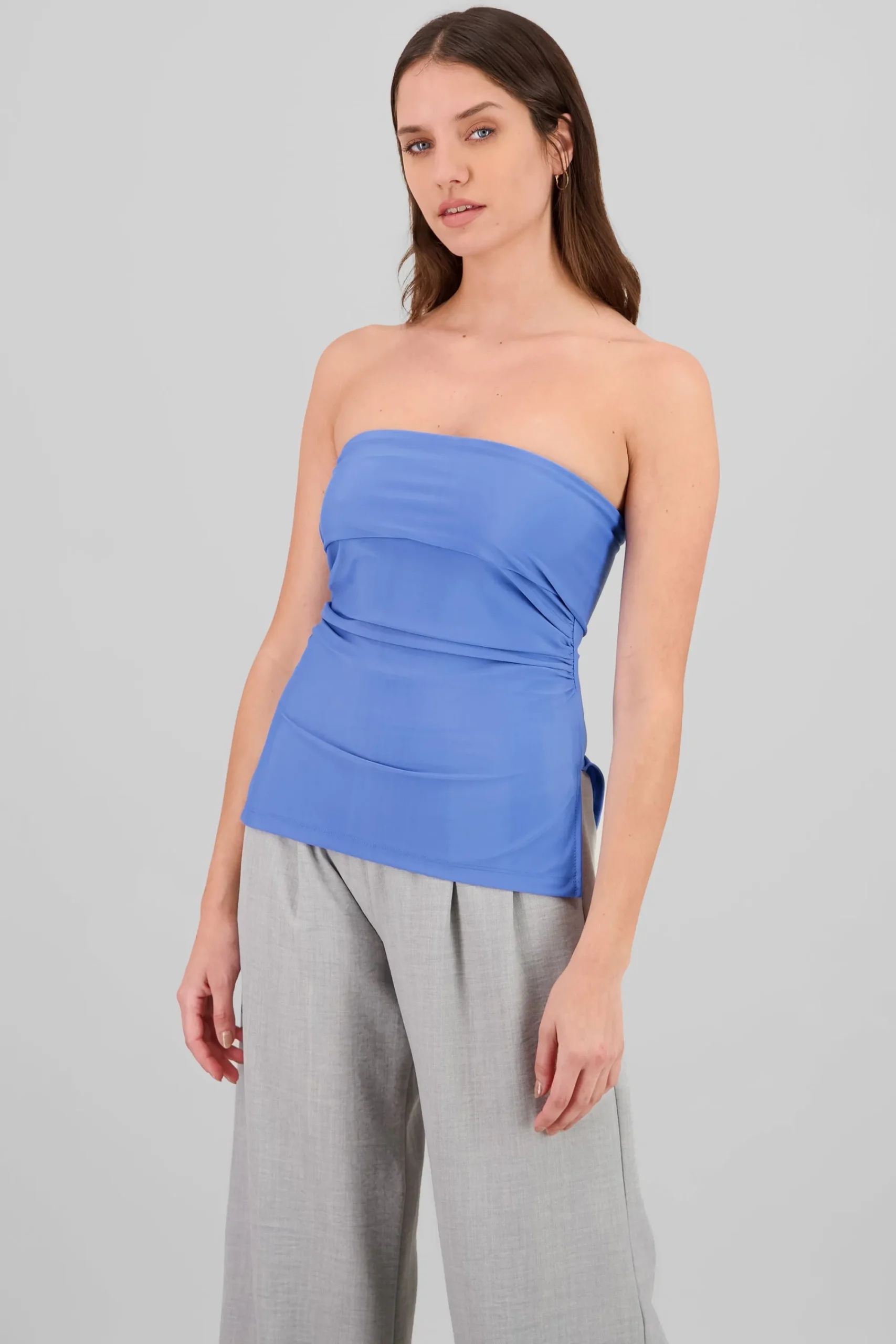 Shasa Double Neckline Tube Top