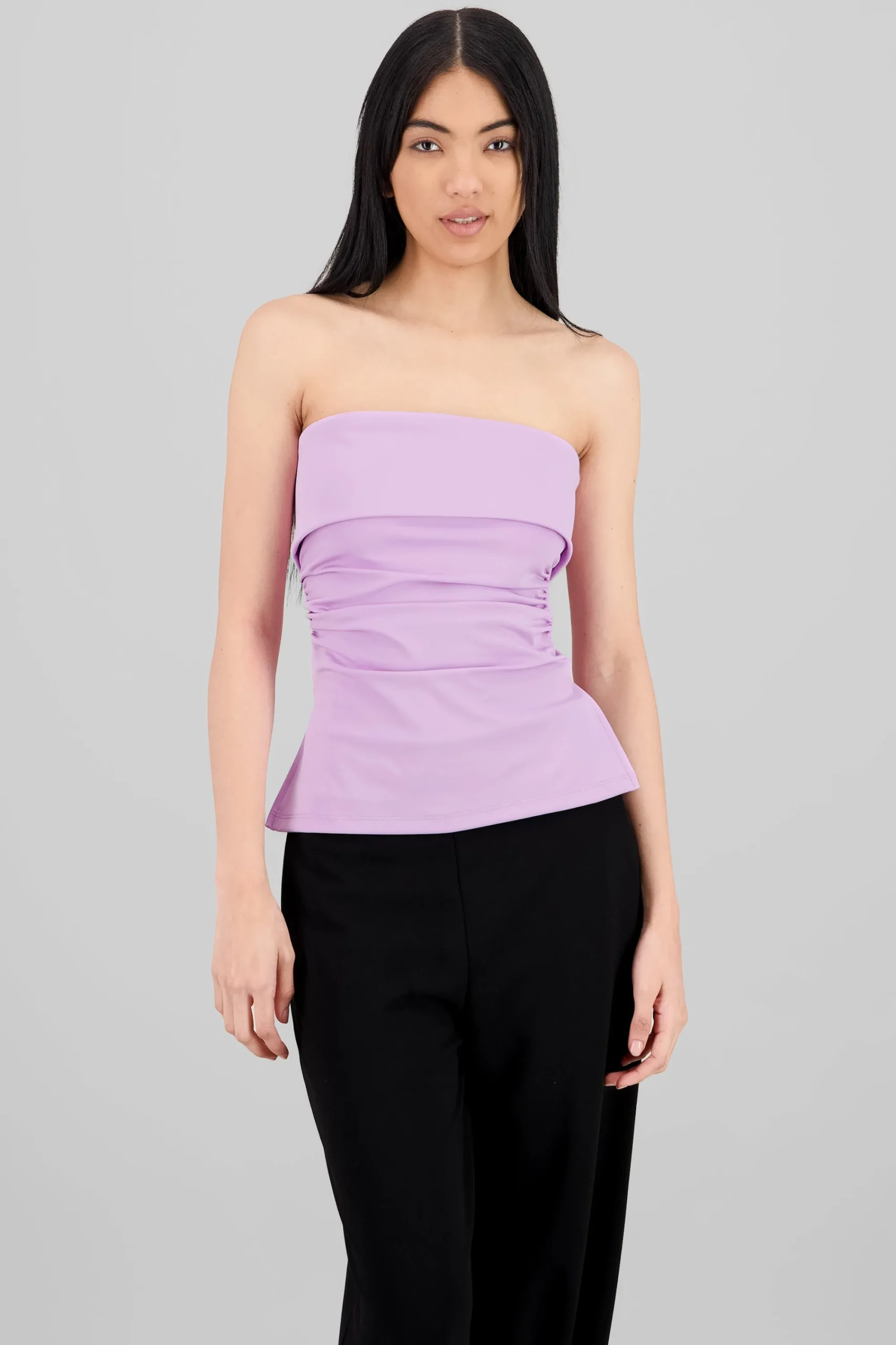 Shasa Double Neckline Tube Top