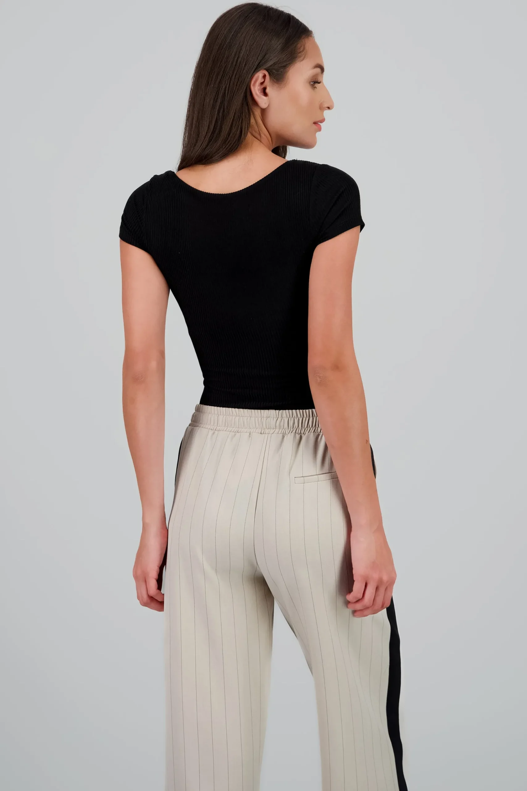 Shasa Double-Layer Square Neck Bodysuit
