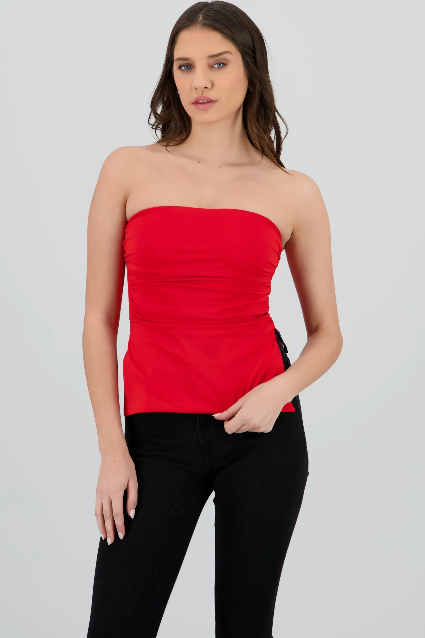 Shasa Draped Tube Top
