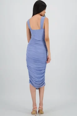 Shasa Drapped Midi Dress