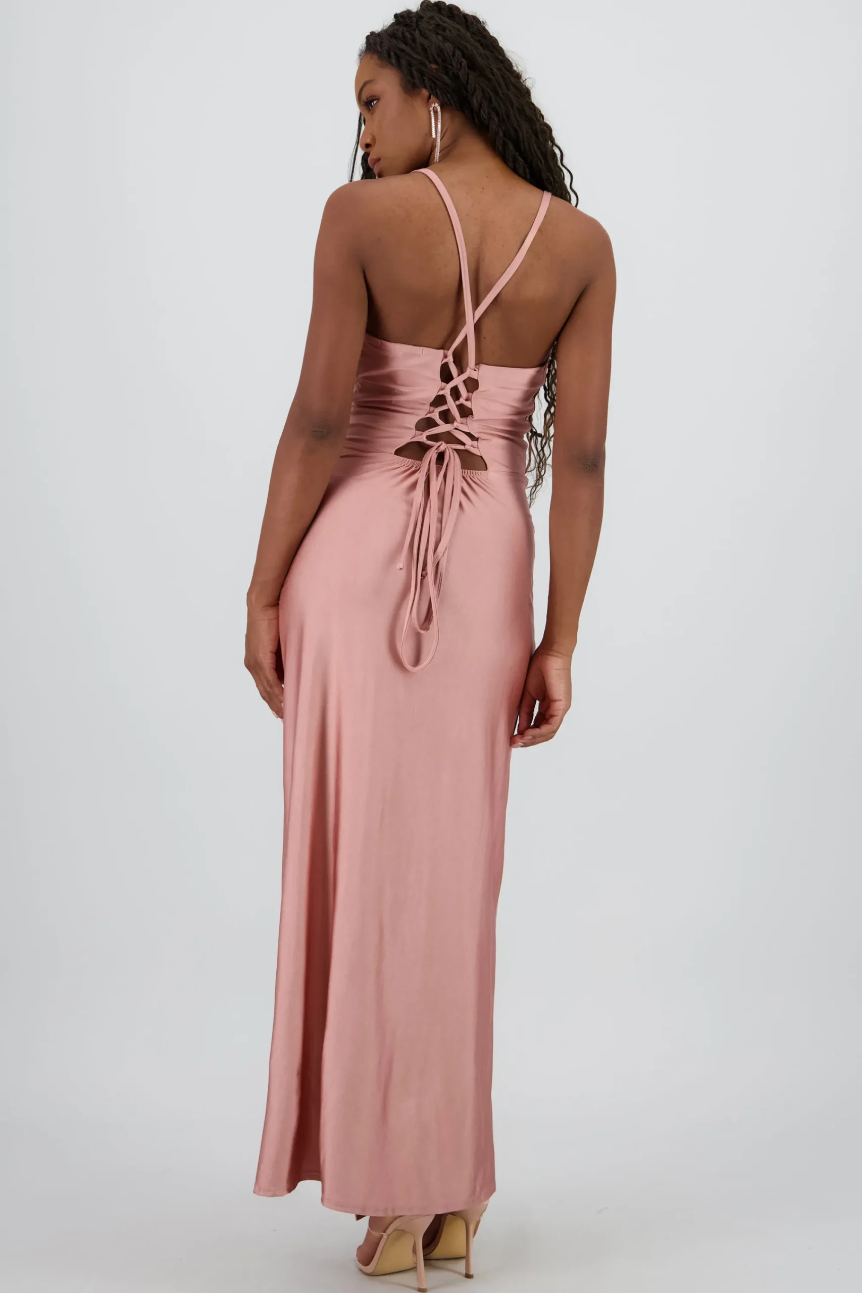 Shasa Drapped Straps Maxi Dress