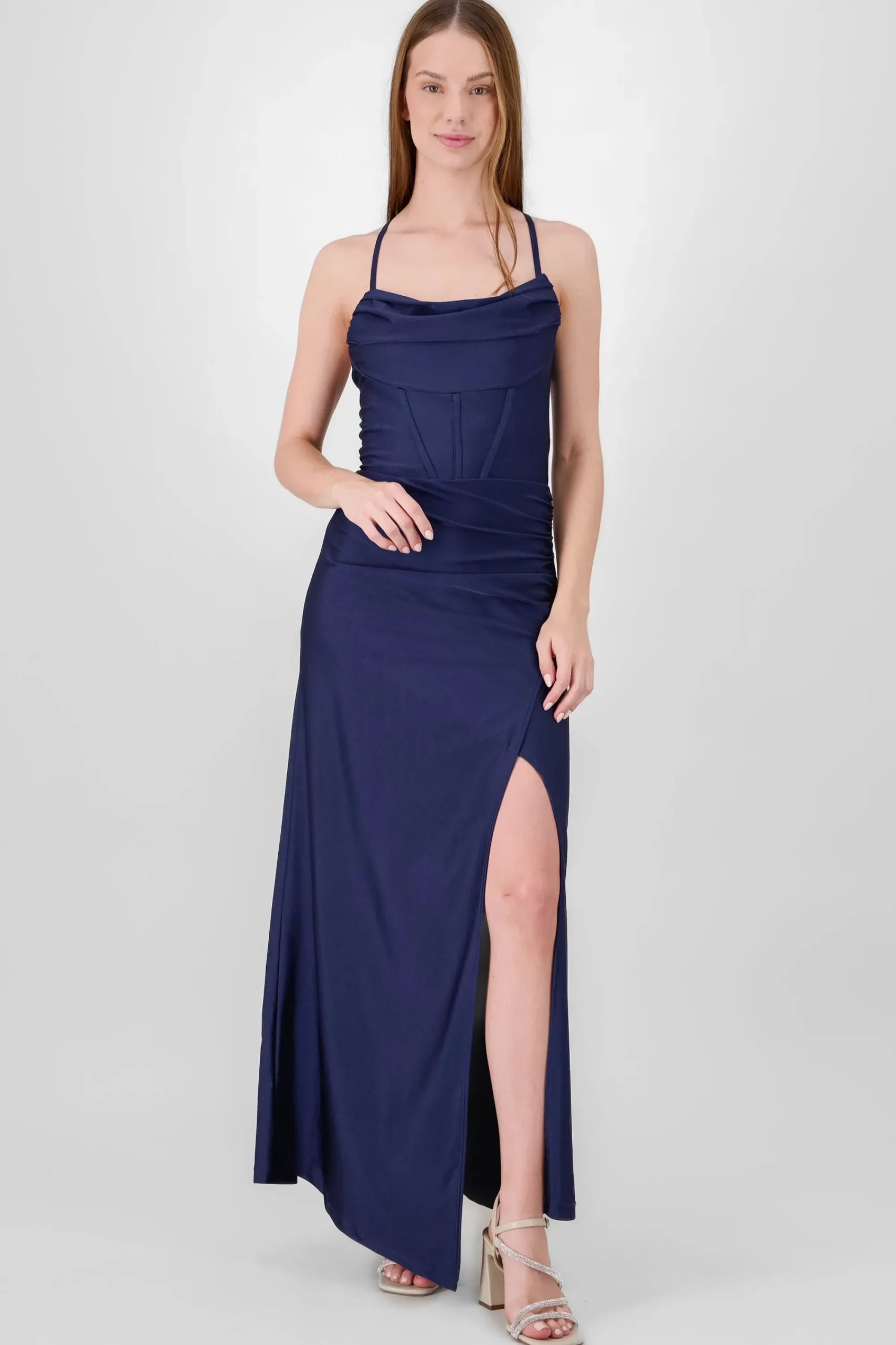 Shasa Drapped Straps Maxi Dress