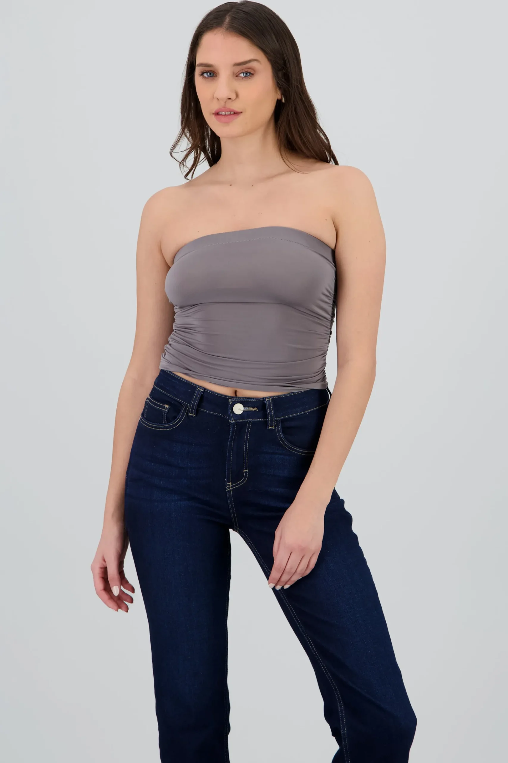Shasa Drapped Tube Top