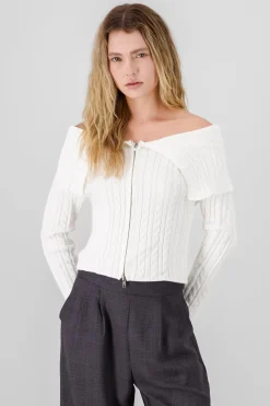 Shasa Drop Shoulder Cardigan Sweater