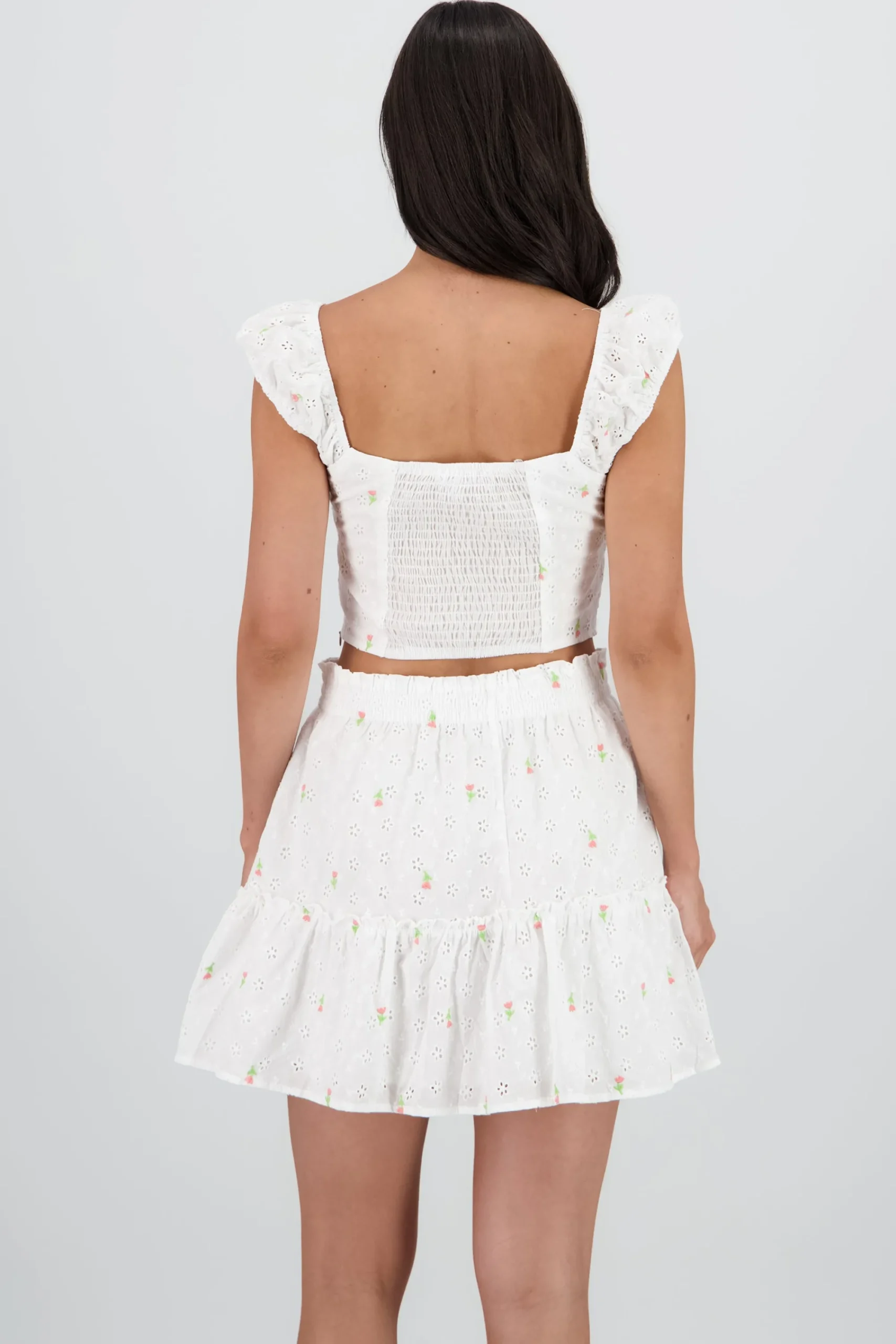 Shasa Embroidered Floral Top